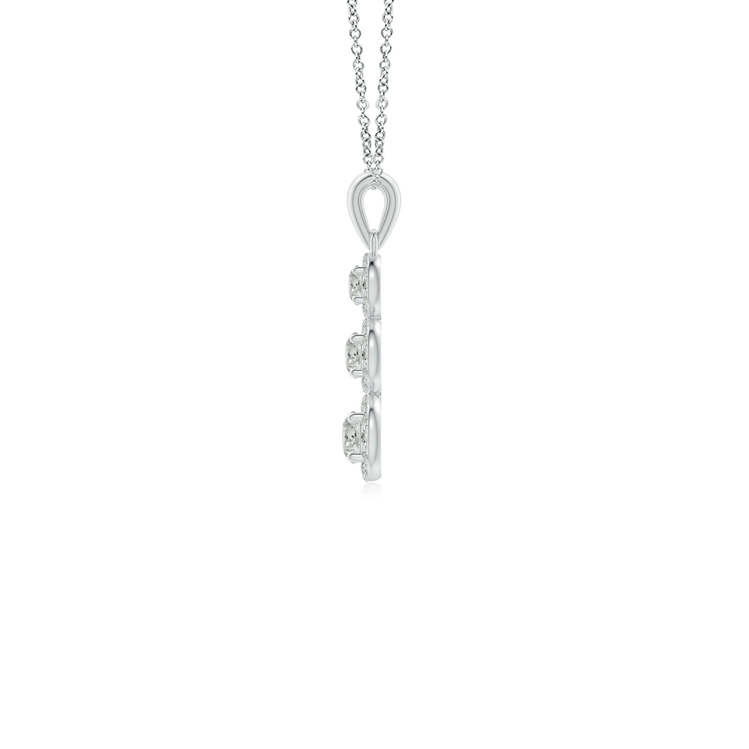 K, I3 / 0.52 CT / 14 KT White Gold