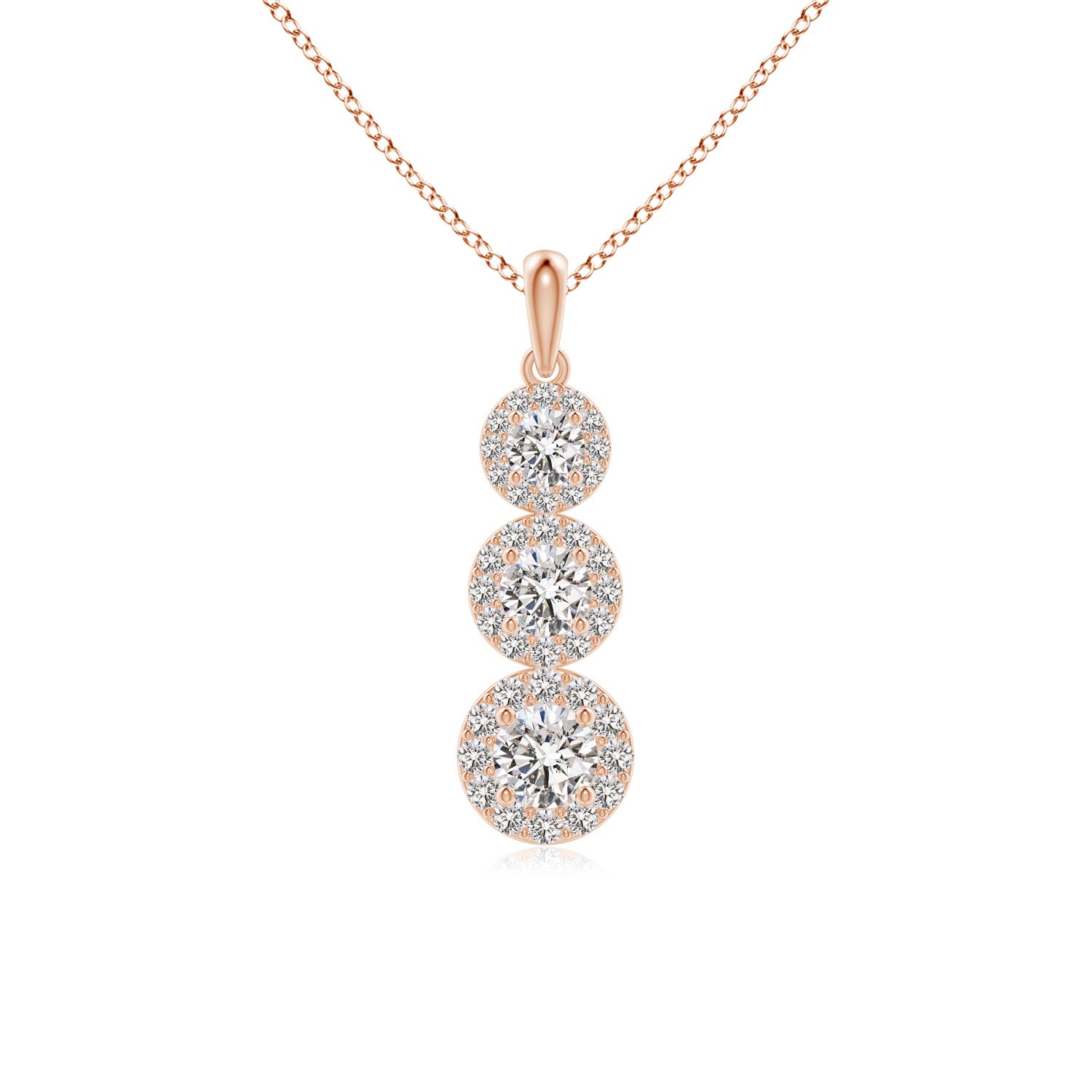 I-J, I1-I2 / 1.01 CT / 14 KT Rose Gold