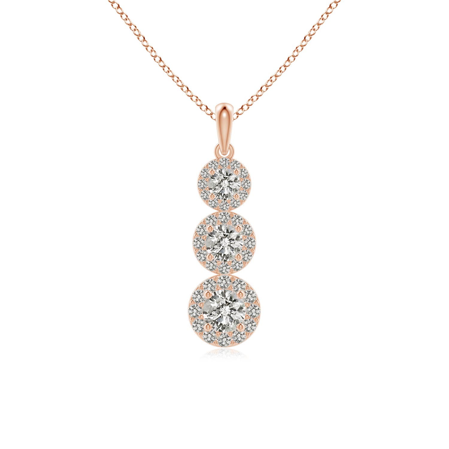 K, I3 / 1.01 CT / 14 KT Rose Gold