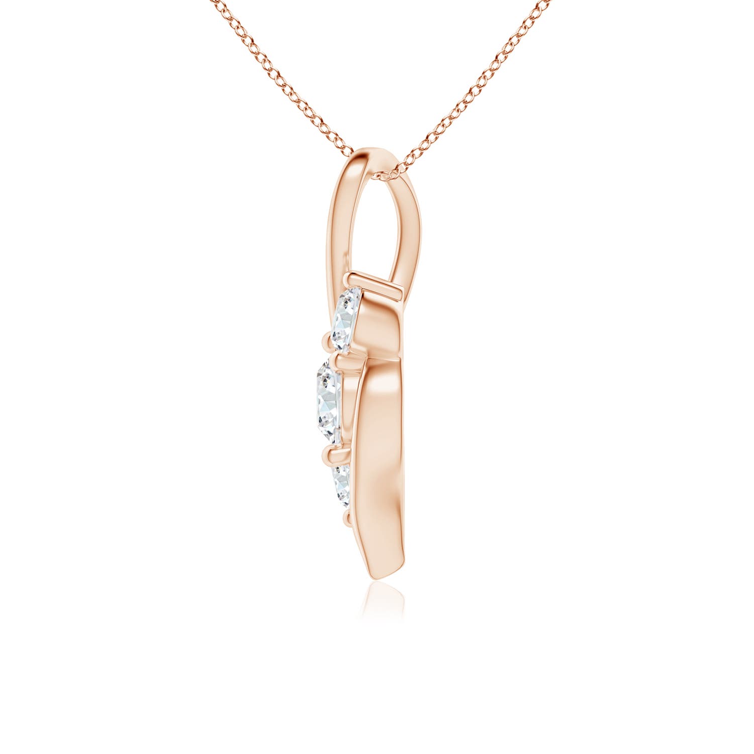 G, VS2 / 1 CT / 14 KT Rose Gold