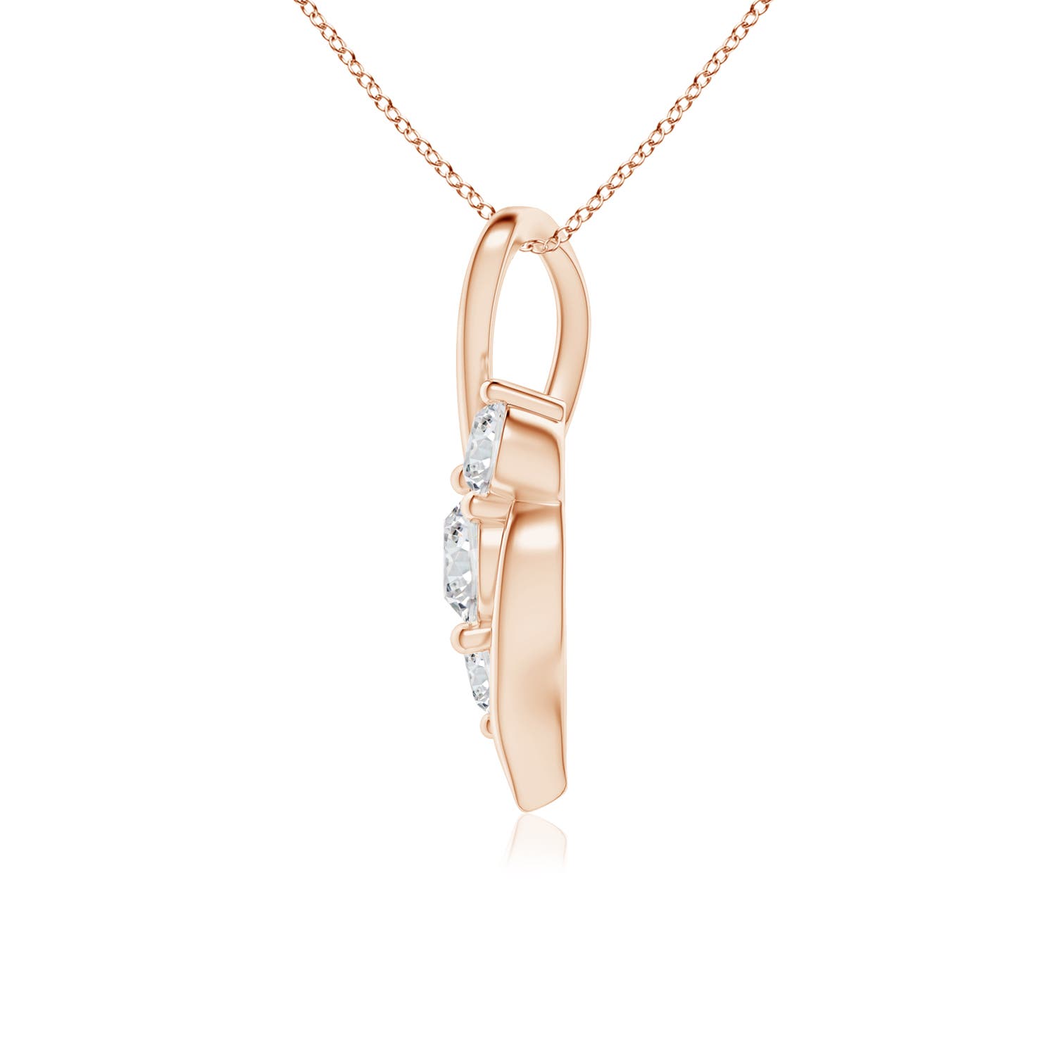 H, SI2 / 1 CT / 14 KT Rose Gold