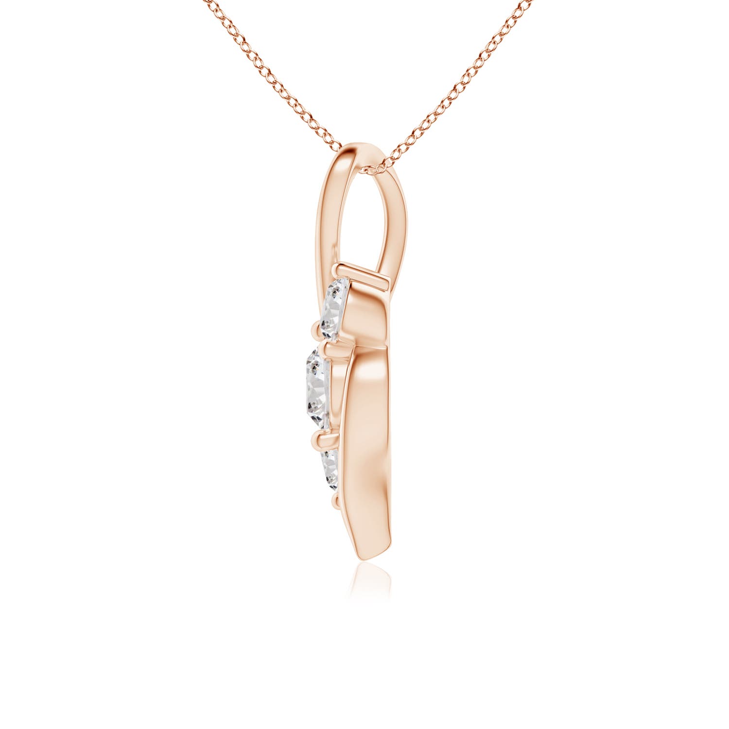 I-J, I1-I2 / 1 CT / 14 KT Rose Gold