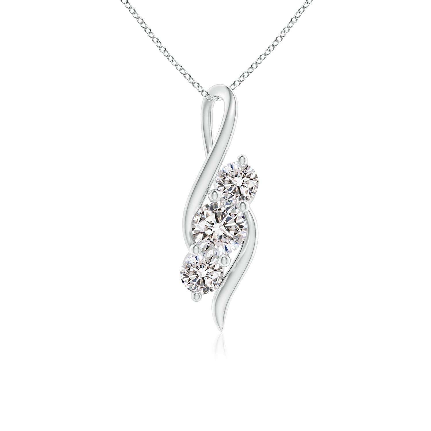 I-J, I1-I2 / 1 CT / 14 KT White Gold