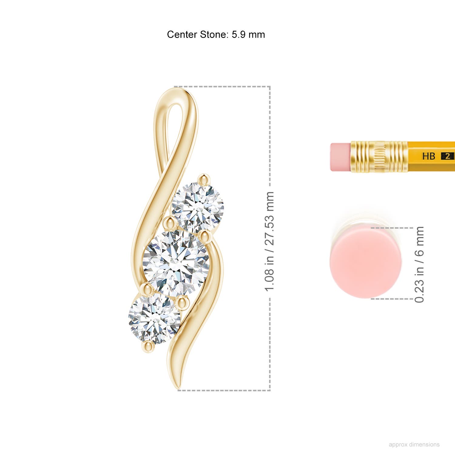 G, VS2 / 1.51 CT / 14 KT Yellow Gold