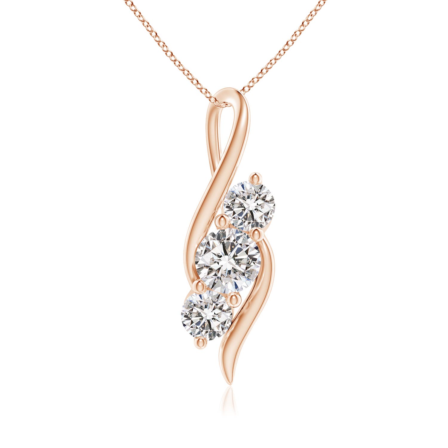 I-J, I1-I2 / 1.51 CT / 14 KT Rose Gold