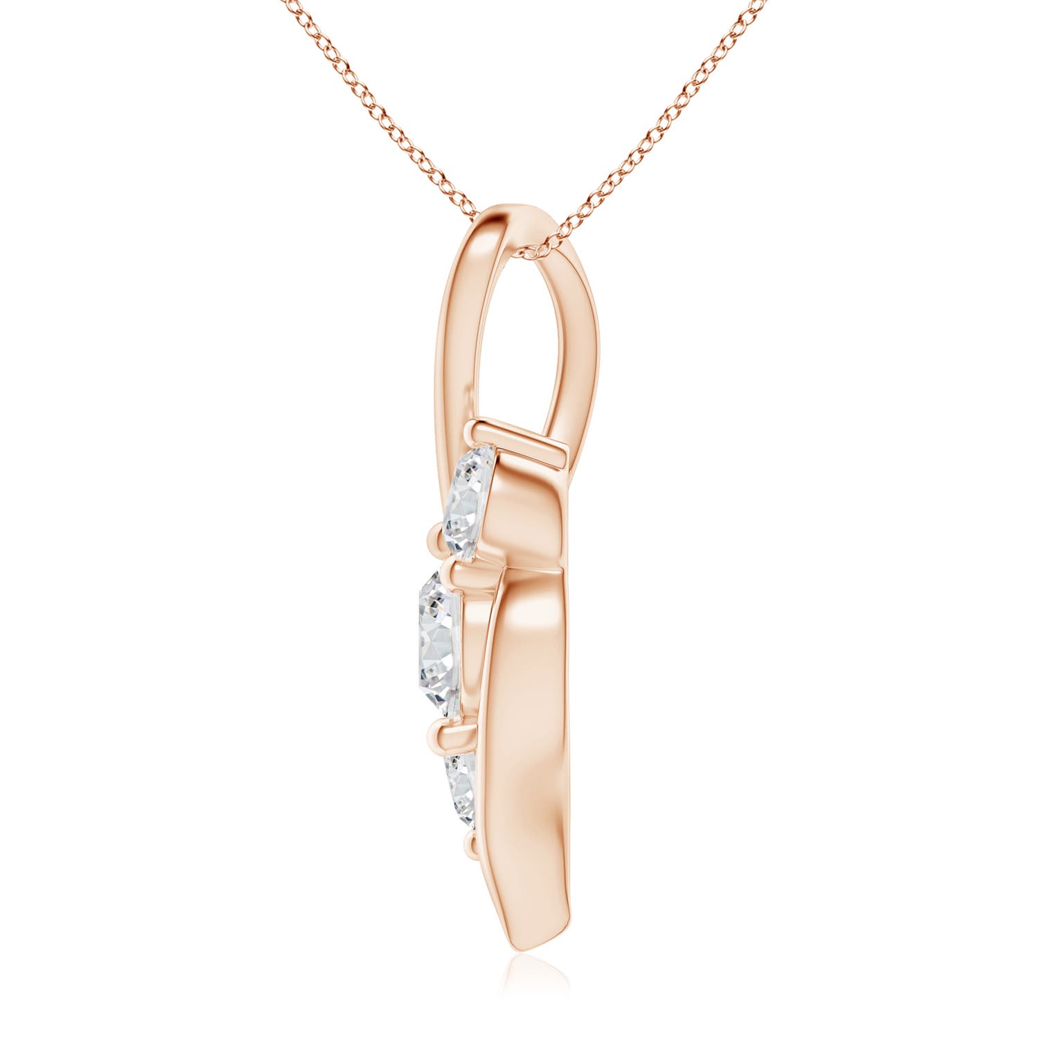 H, SI2 / 2 CT / 14 KT Rose Gold