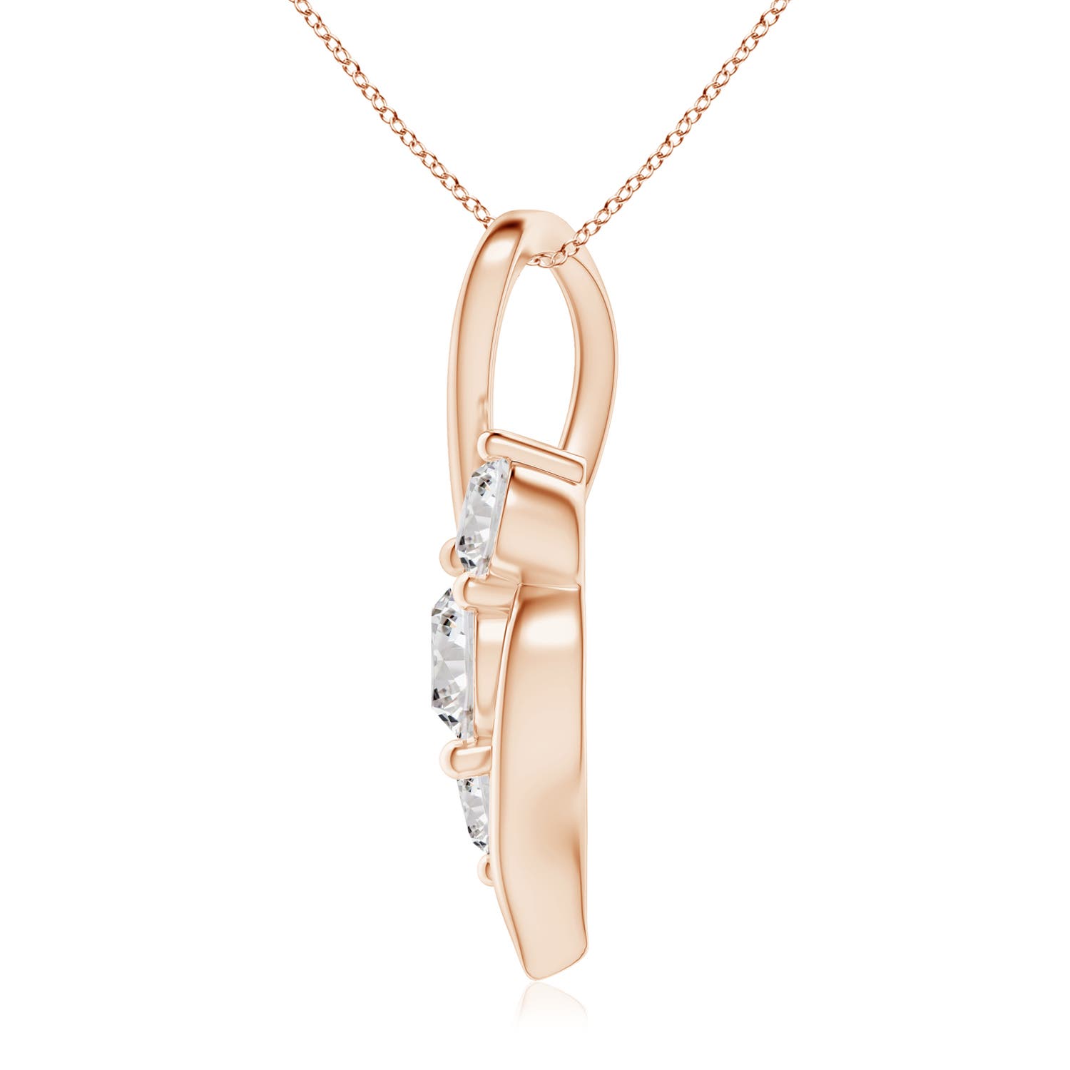 I-J, I1-I2 / 2 CT / 14 KT Rose Gold