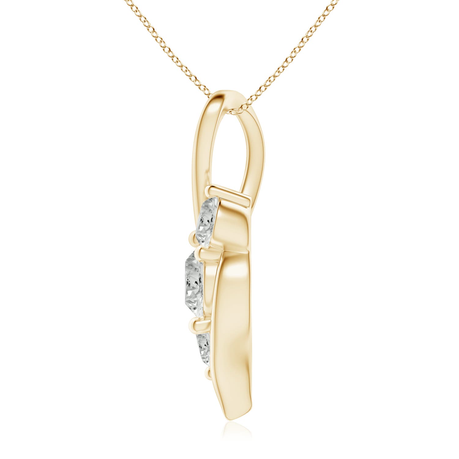 K, I3 / 2 CT / 14 KT Yellow Gold