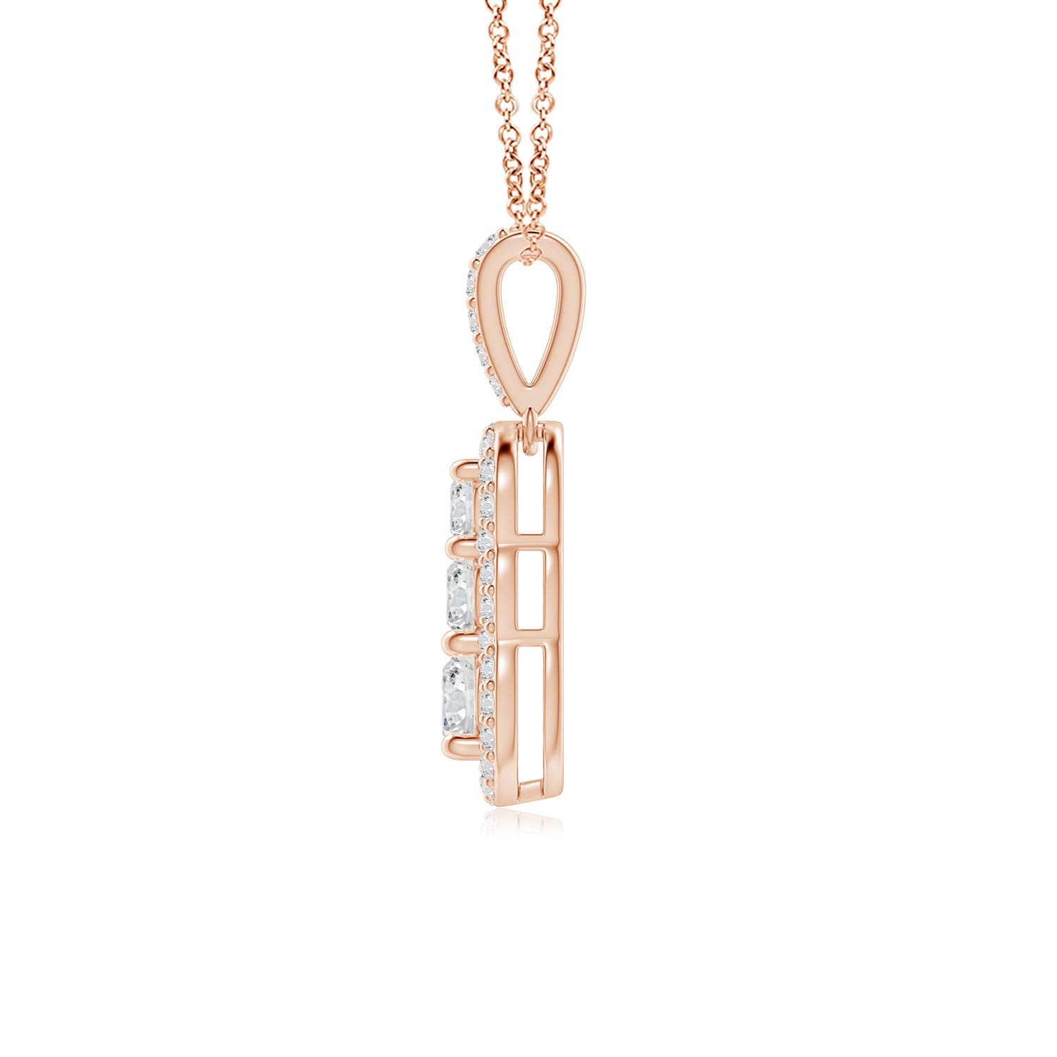 H, SI2 / 0.51 CT / 14 KT Rose Gold