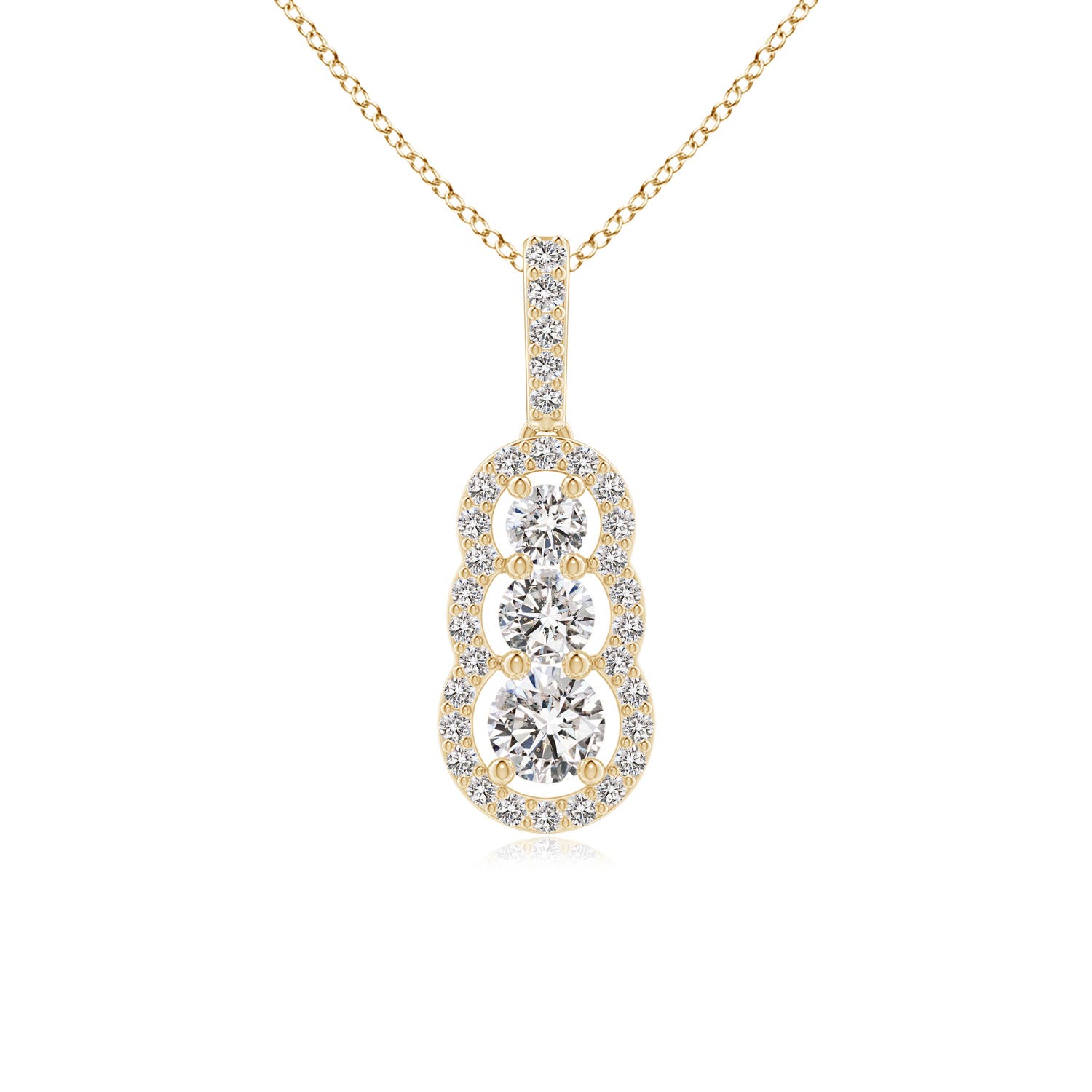 I-J, I1-I2 / 0.51 CT / 14 KT Yellow Gold