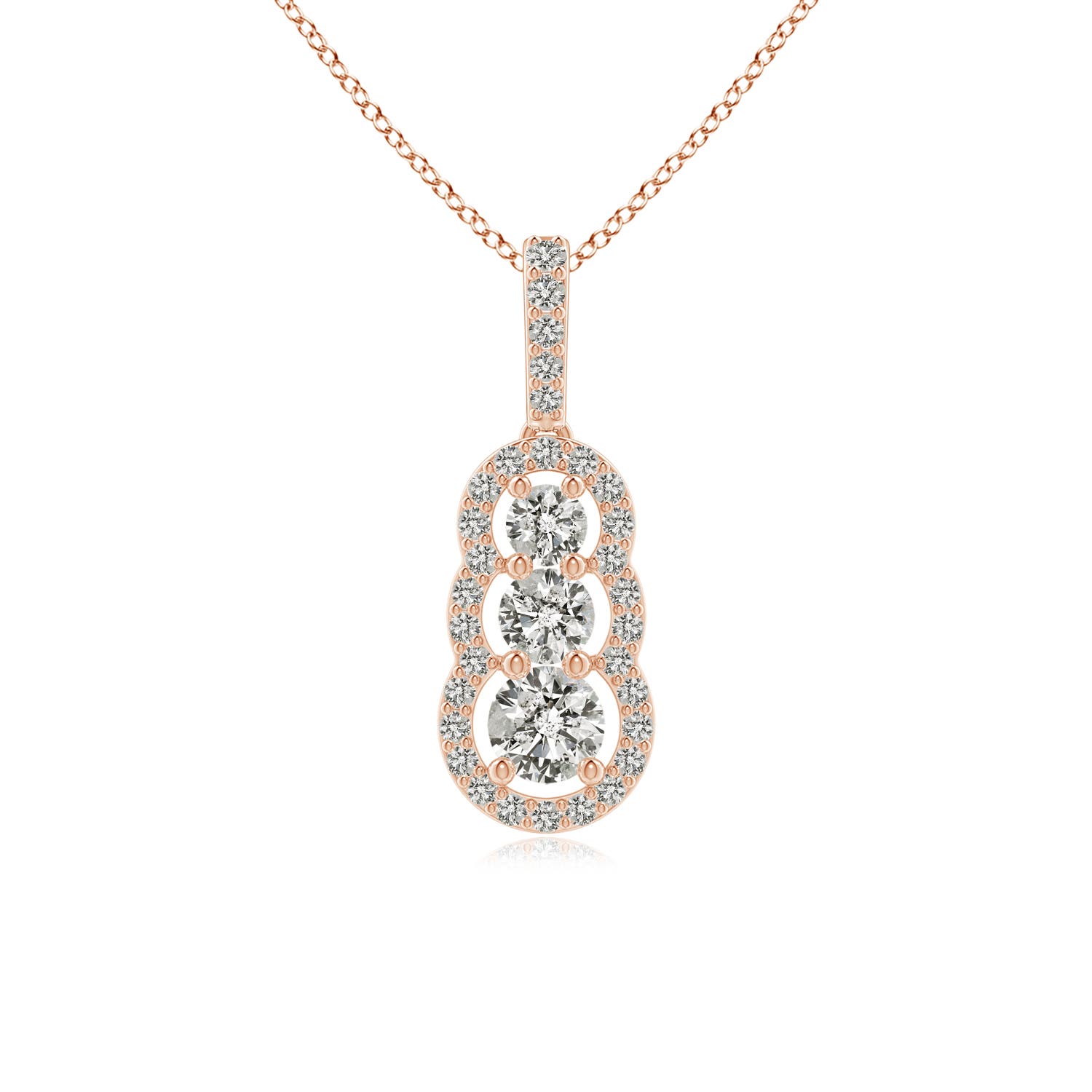 K, I3 / 0.51 CT / 14 KT Rose Gold