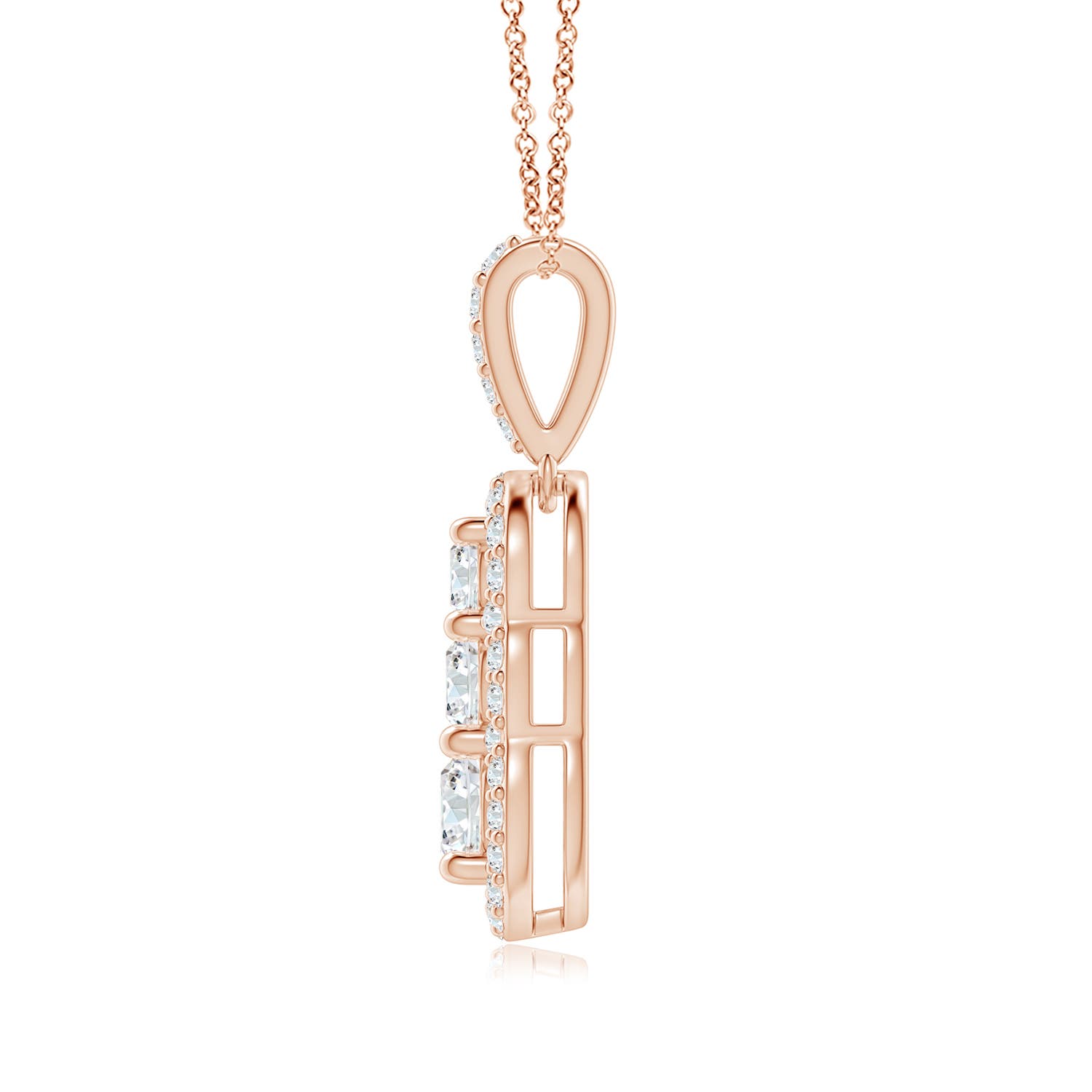 G, VS2 / 0.81 CT / 14 KT Rose Gold