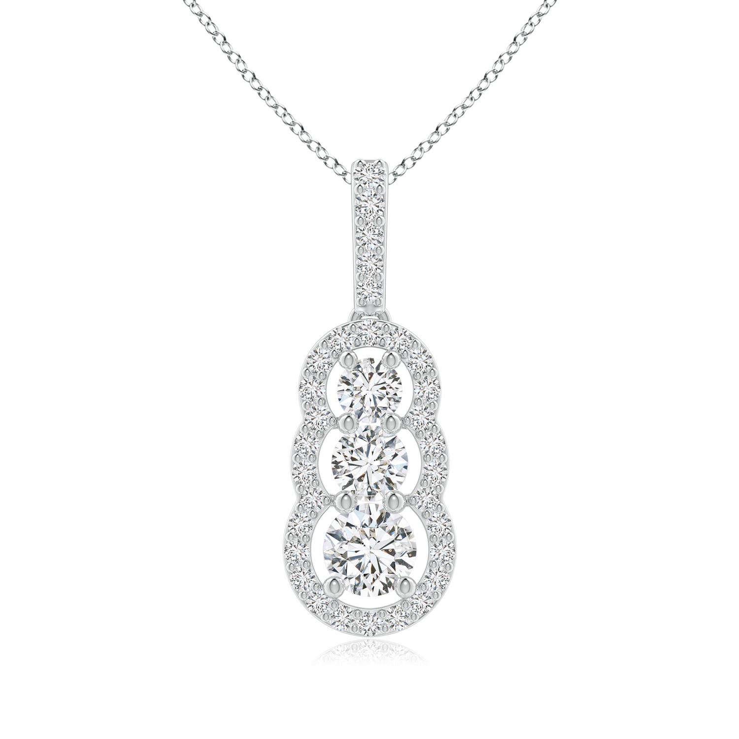 H, SI2 / 0.81 CT / 14 KT White Gold