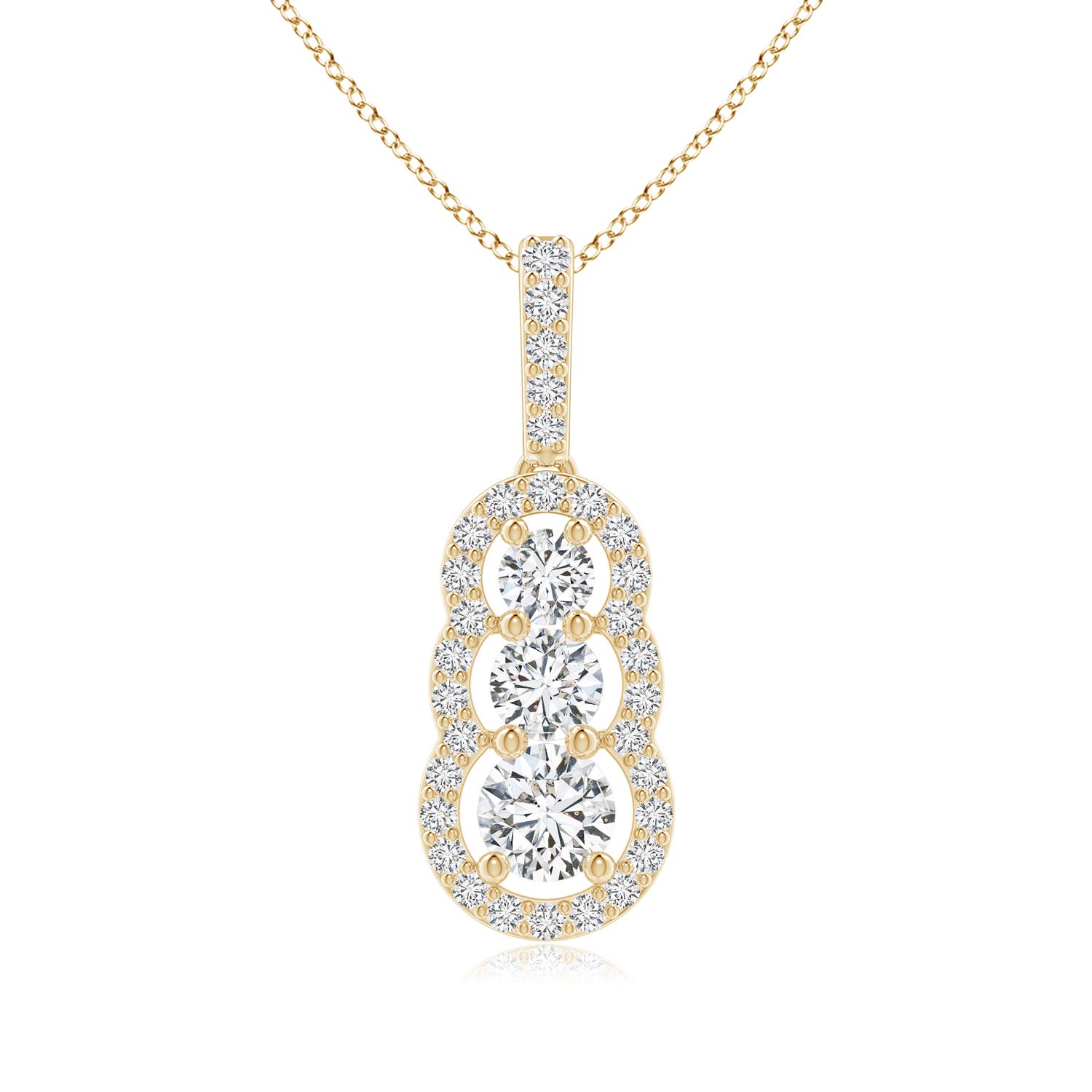 H, SI2 / 0.81 CT / 14 KT Yellow Gold