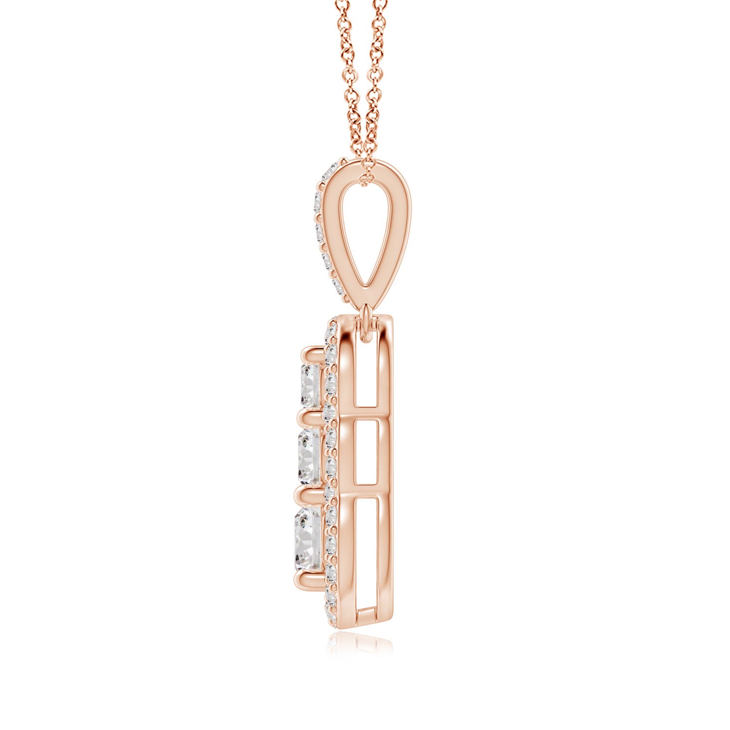 I-J, I1-I2 / 0.81 CT / 14 KT Rose Gold