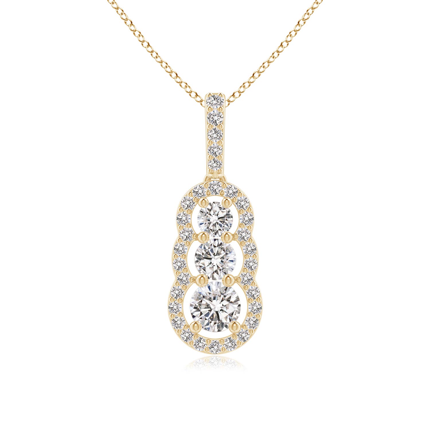 I-J, I1-I2 / 0.68 CT / 14 KT Yellow Gold