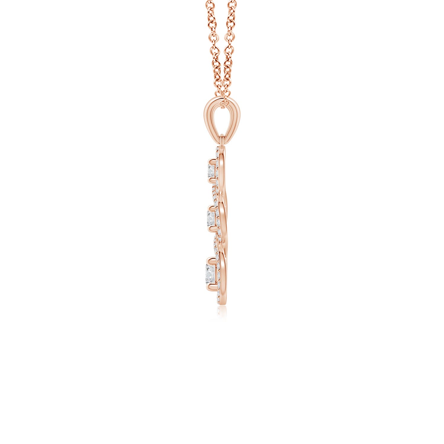 H, SI2 / 0.5 CT / 14 KT Rose Gold