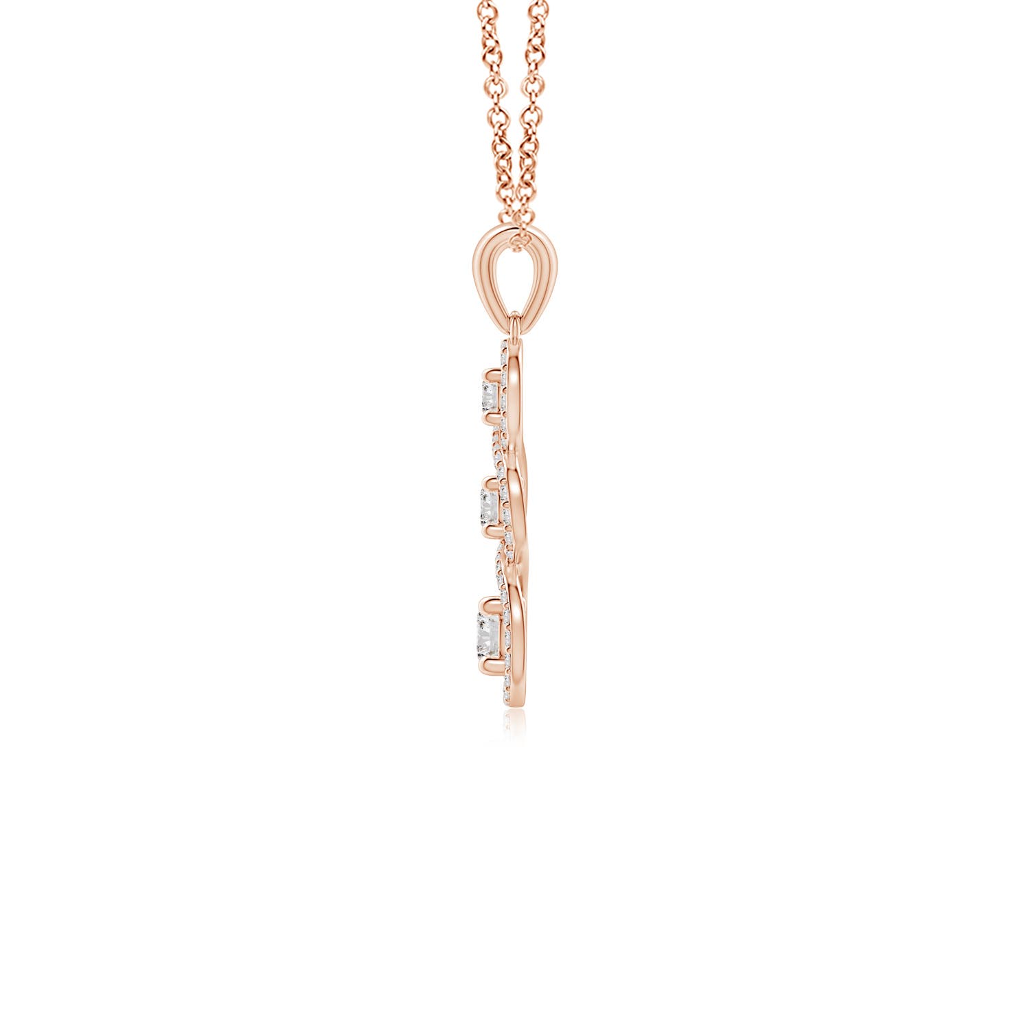 I-J, I1-I2 / 0.5 CT / 14 KT Rose Gold