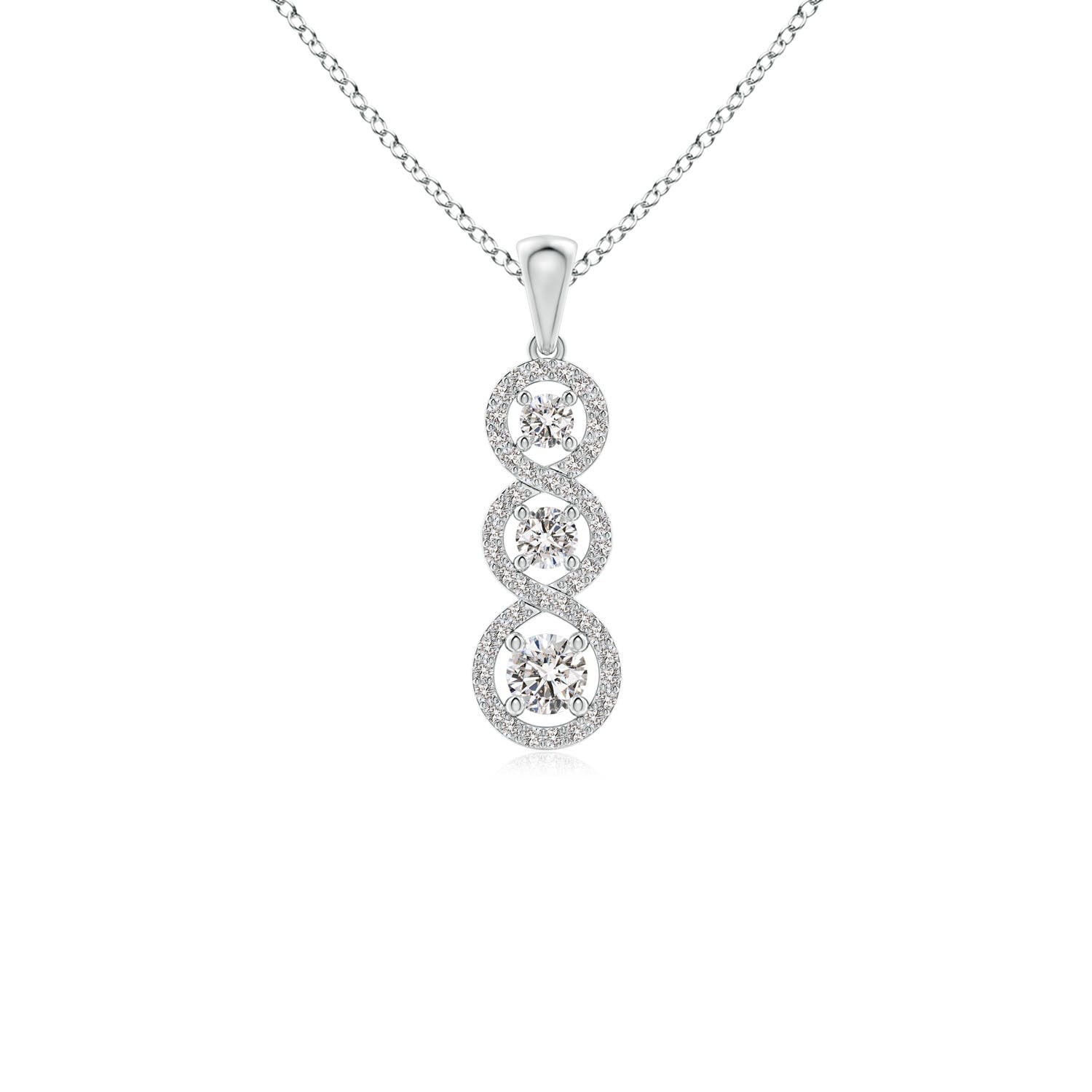 I-J, I1-I2 / 0.5 CT / 14 KT White Gold