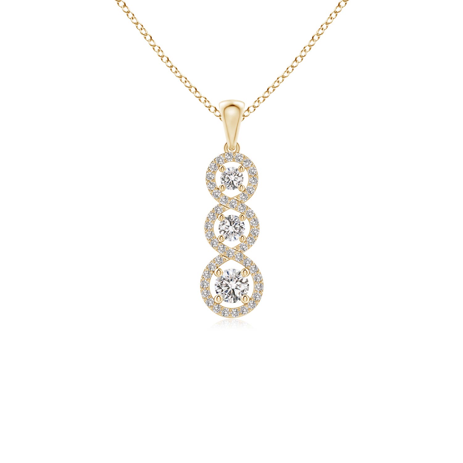 I-J, I1-I2 / 0.5 CT / 14 KT Yellow Gold