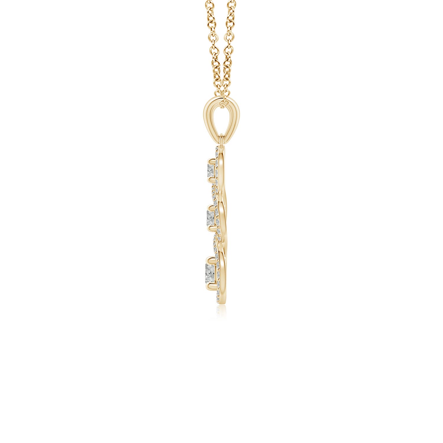 K, I3 / 0.5 CT / 14 KT Yellow Gold