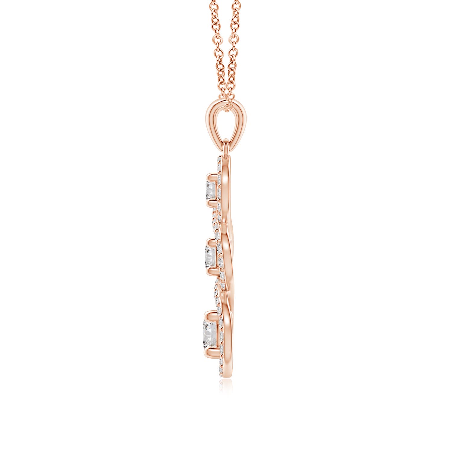 I-J, I1-I2 / 1.04 CT / 14 KT Rose Gold