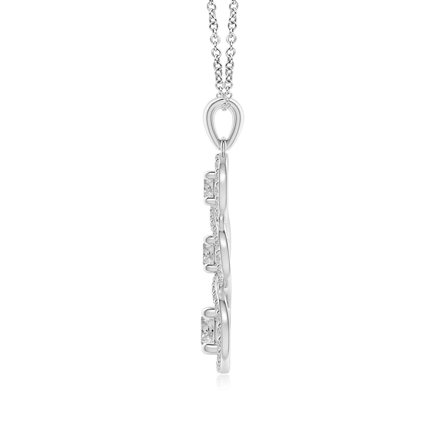 K, I3 / 1.04 CT / 14 KT White Gold