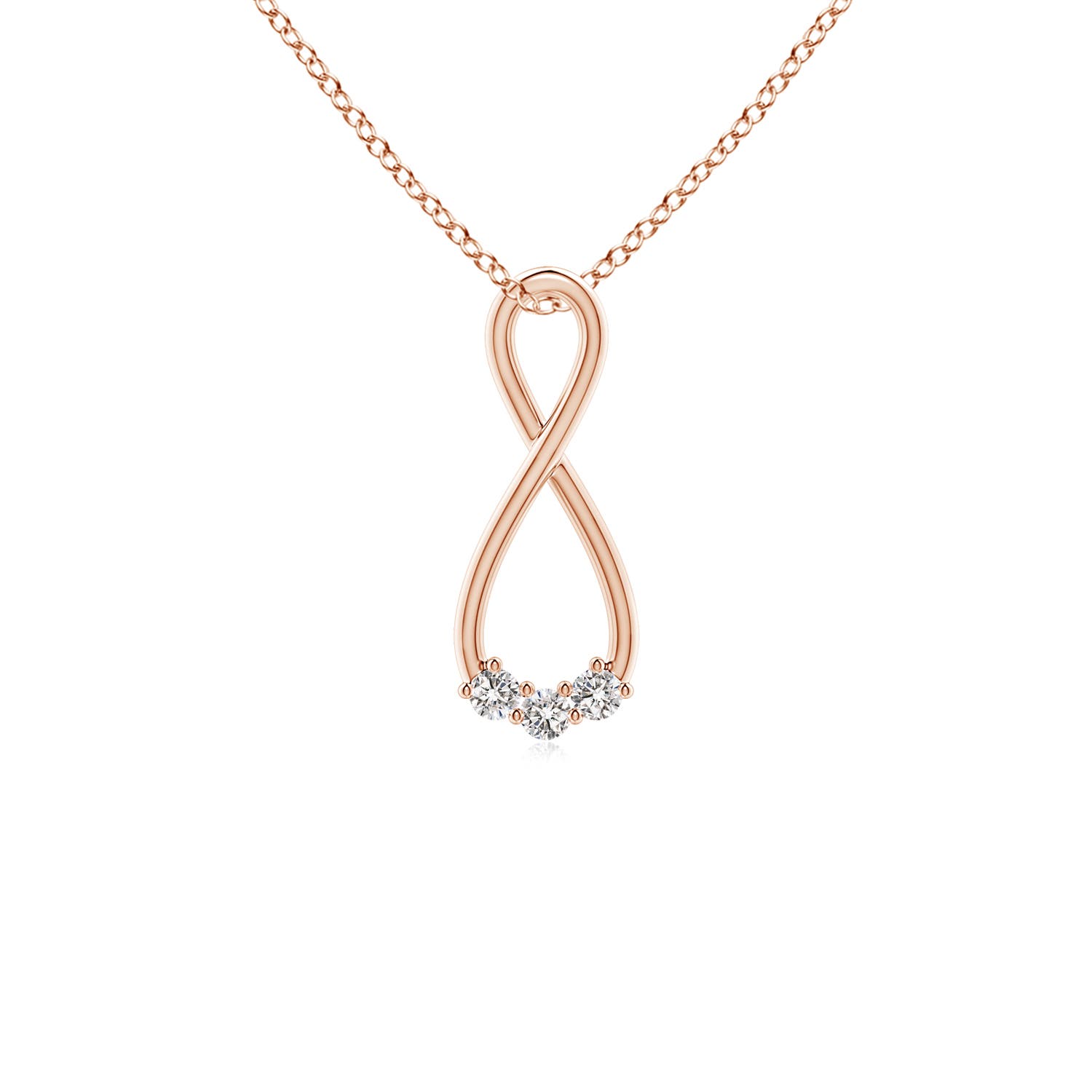 I-J, I1-I2 / 0.17 CT / 14 KT Rose Gold