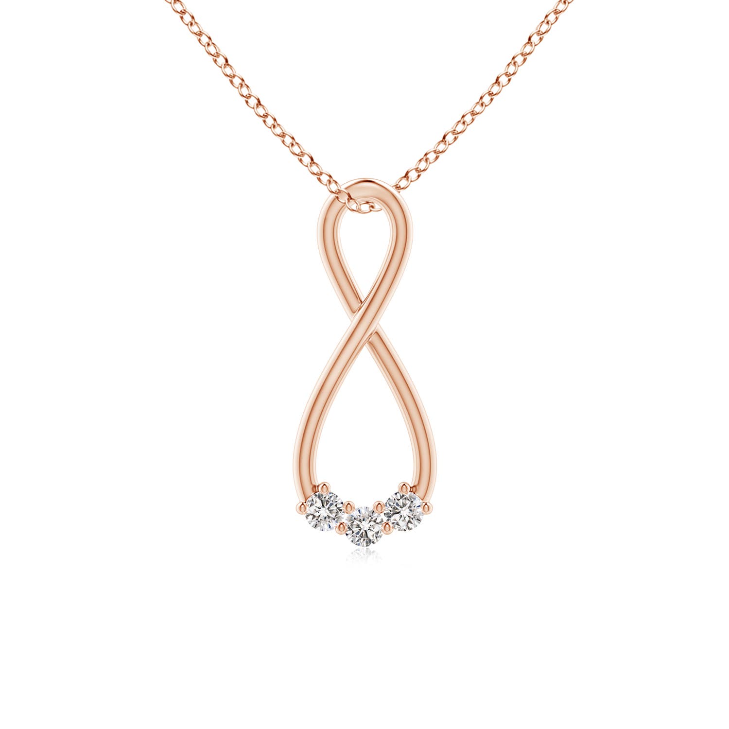 I-J, I1-I2 / 0.26 CT / 14 KT Rose Gold