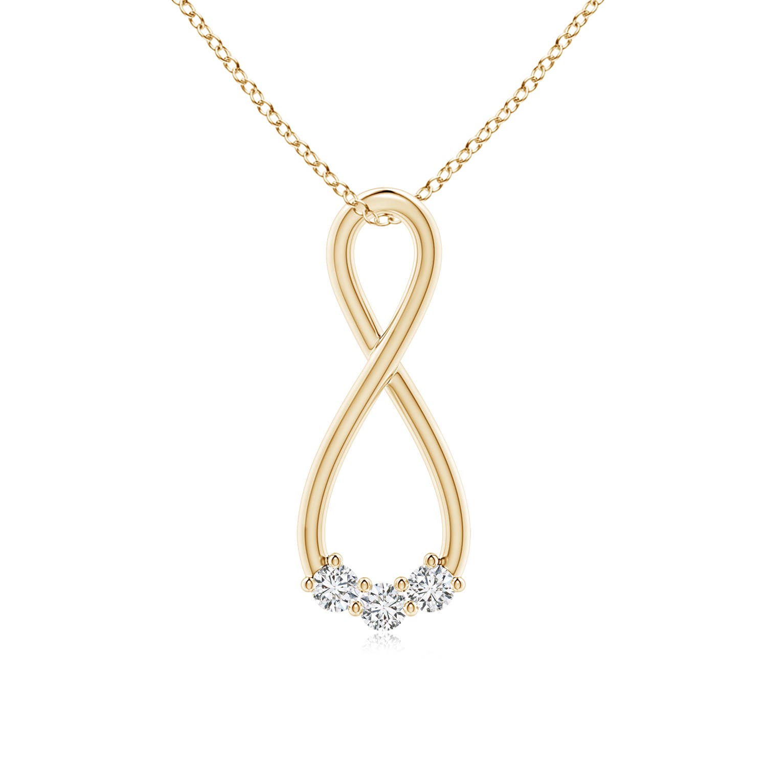 H, SI2 / 0.38 CT / 14 KT Yellow Gold