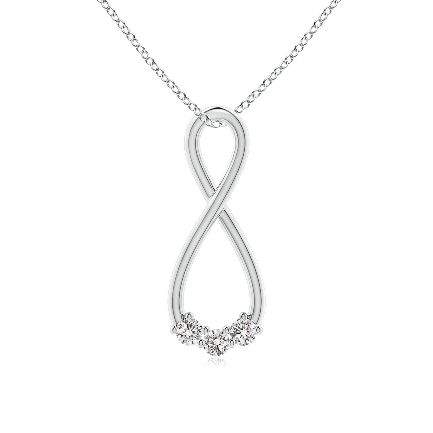 I-J, I1-I2 / 0.38 CT / 14 KT White Gold