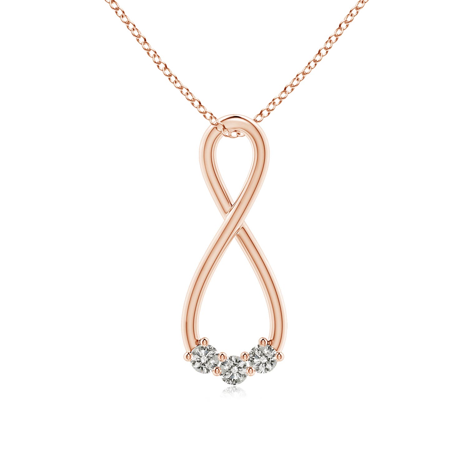 K, I3 / 0.38 CT / 14 KT Rose Gold