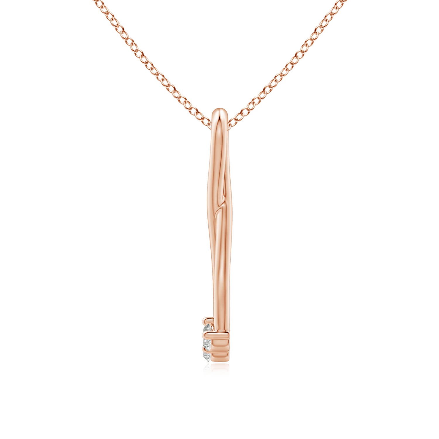 K, I3 / 0.38 CT / 14 KT Rose Gold