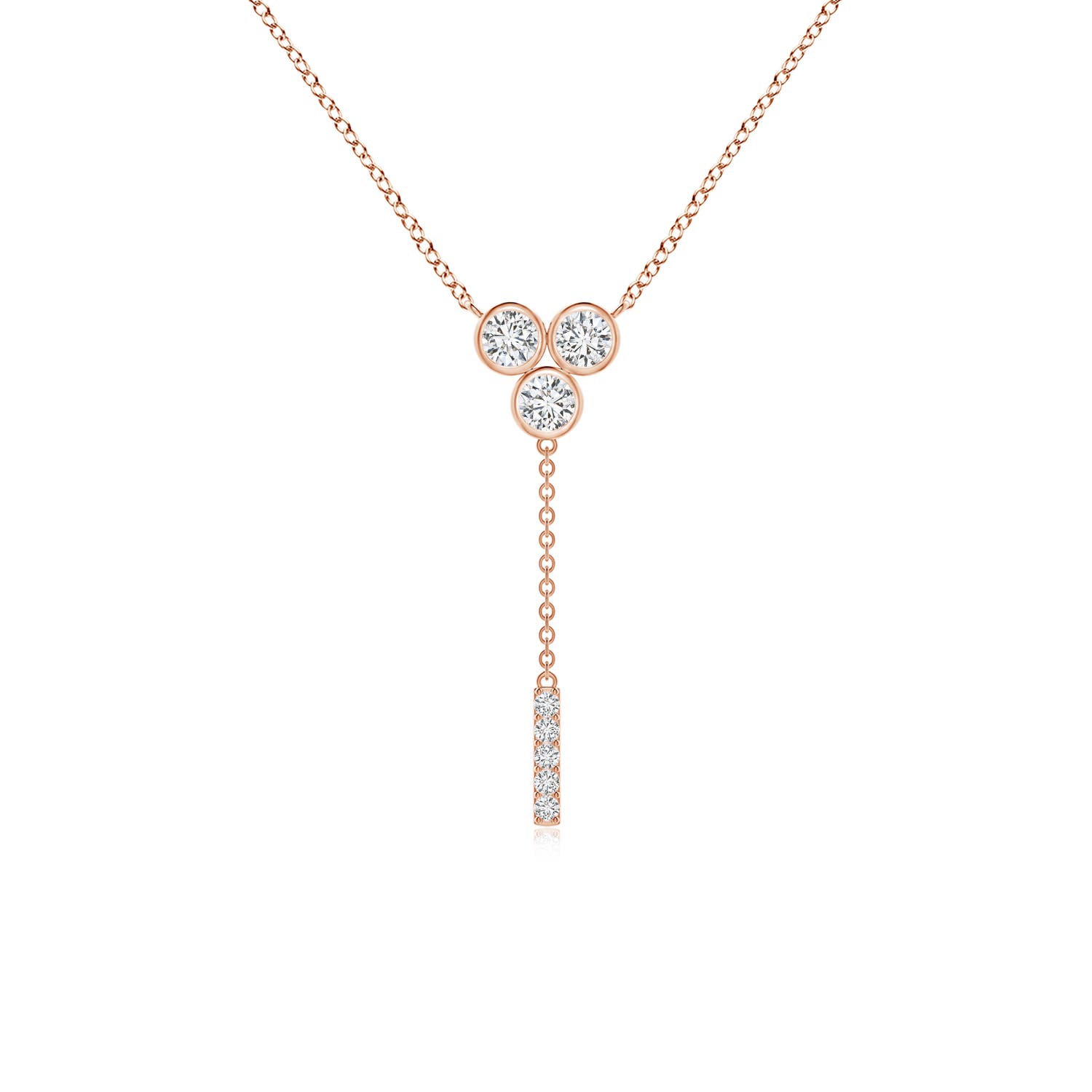 H, SI2 / 0.51 CT / 14 KT Rose Gold