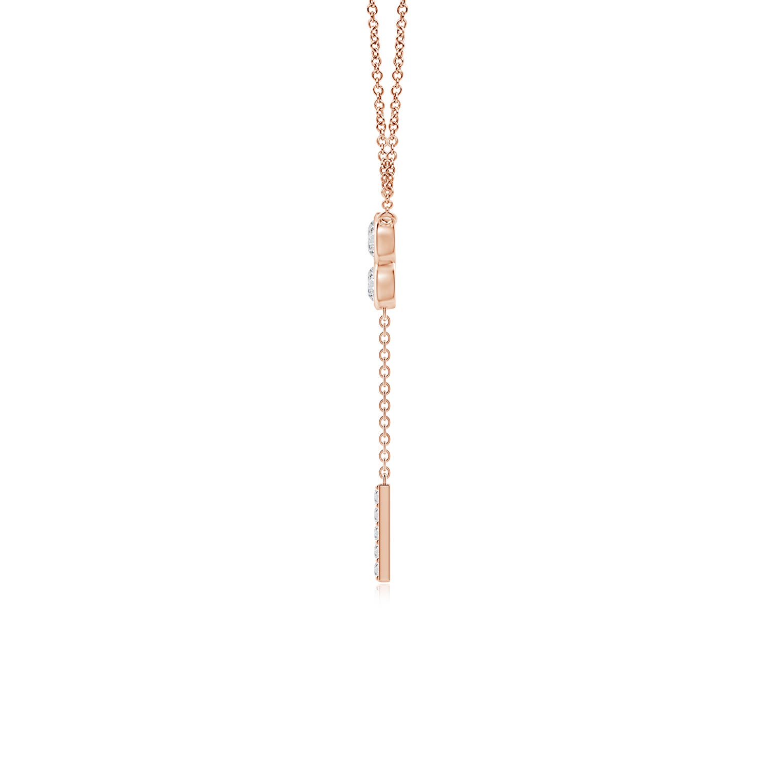 H, SI2 / 0.51 CT / 14 KT Rose Gold