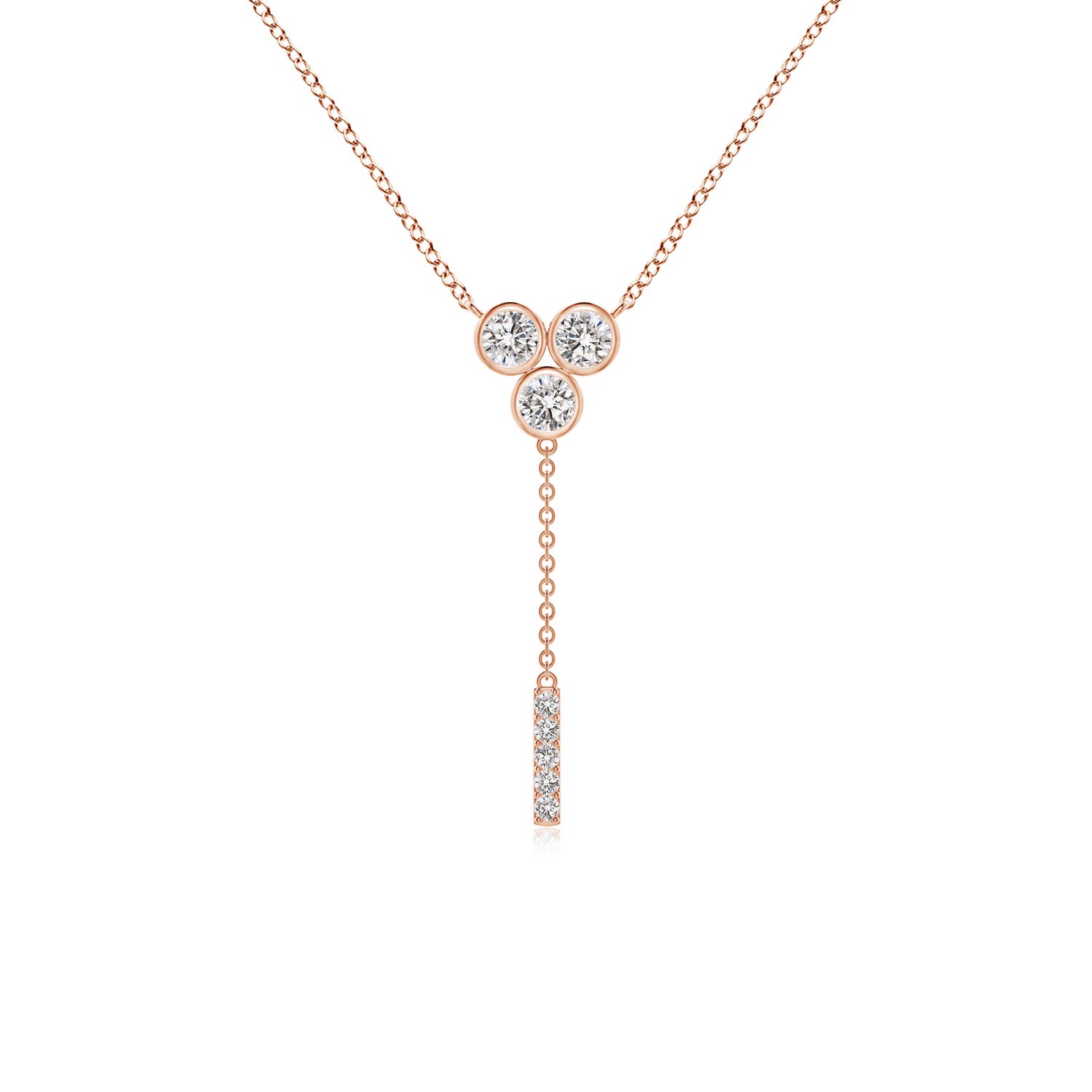 I-J, I1-I2 / 0.51 CT / 14 KT Rose Gold