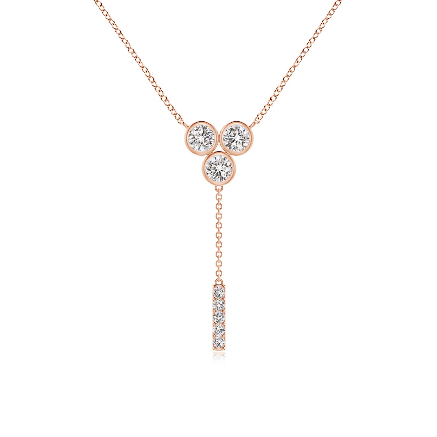 I-J, I1-I2 / 0.82 CT / 14 KT Rose Gold