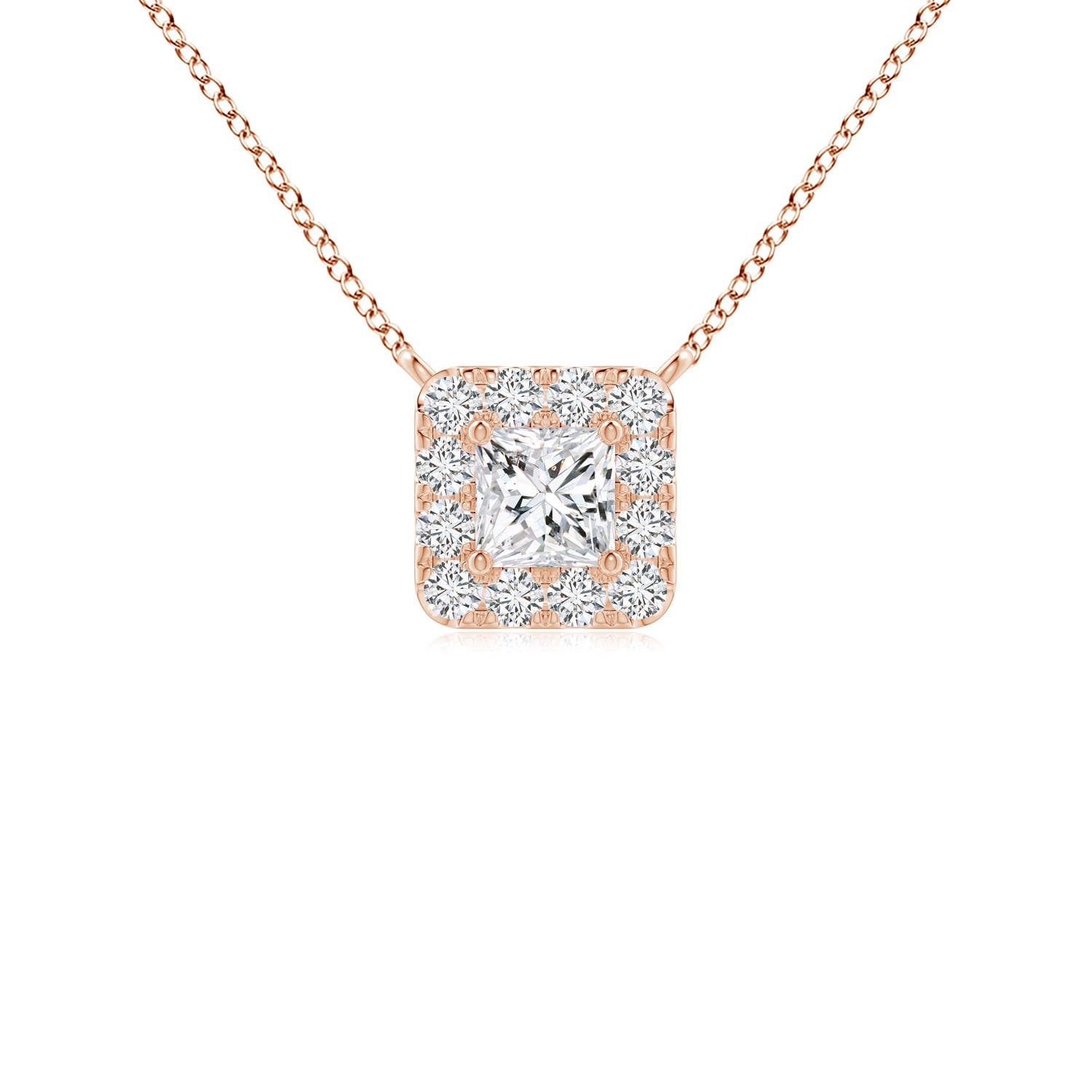 H, SI2 / 0.87 CT / 14 KT Rose Gold