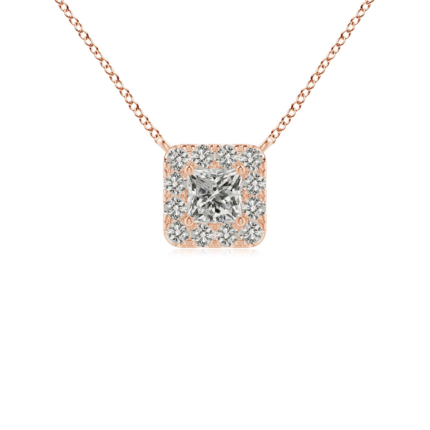 K, I3 / 0.87 CT / 14 KT Rose Gold