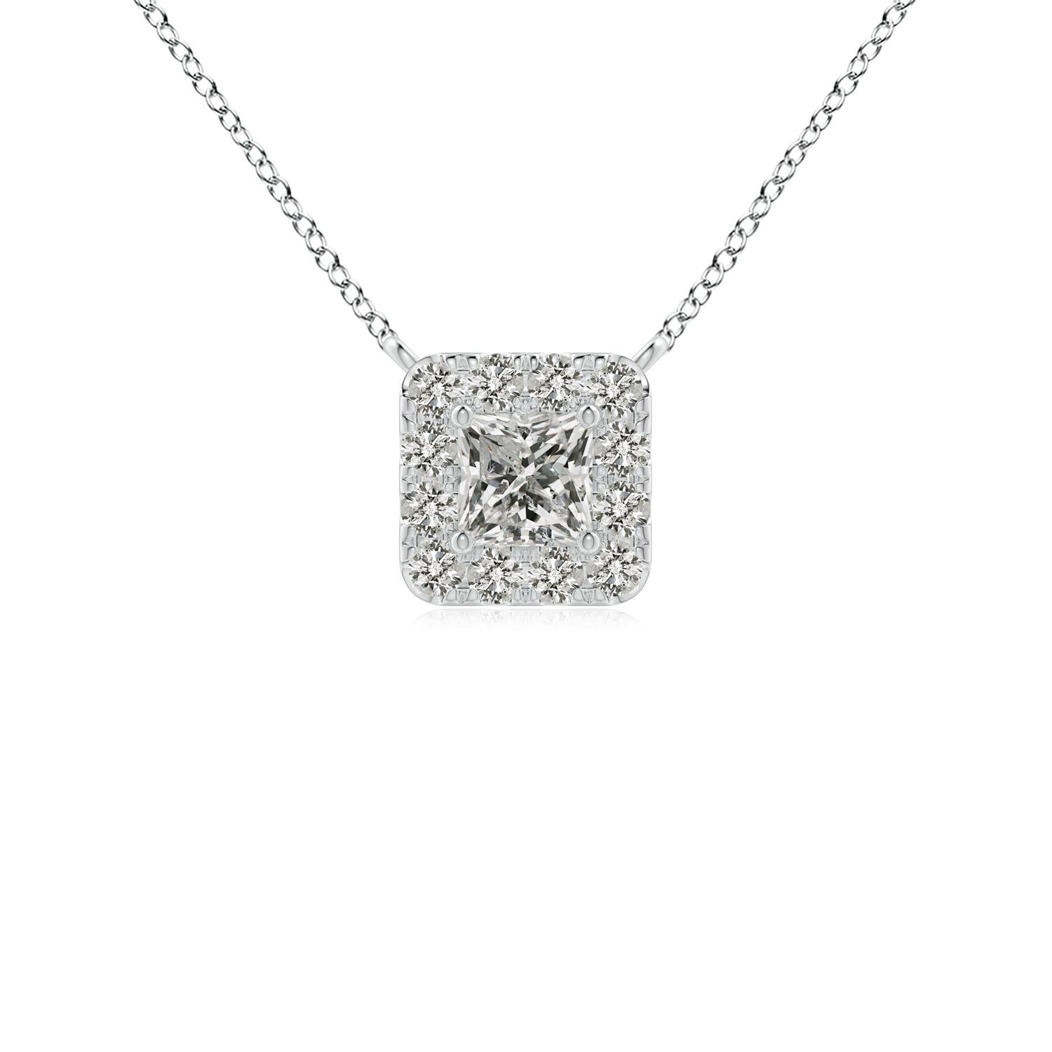 K, I3 / 0.87 CT / 14 KT White Gold