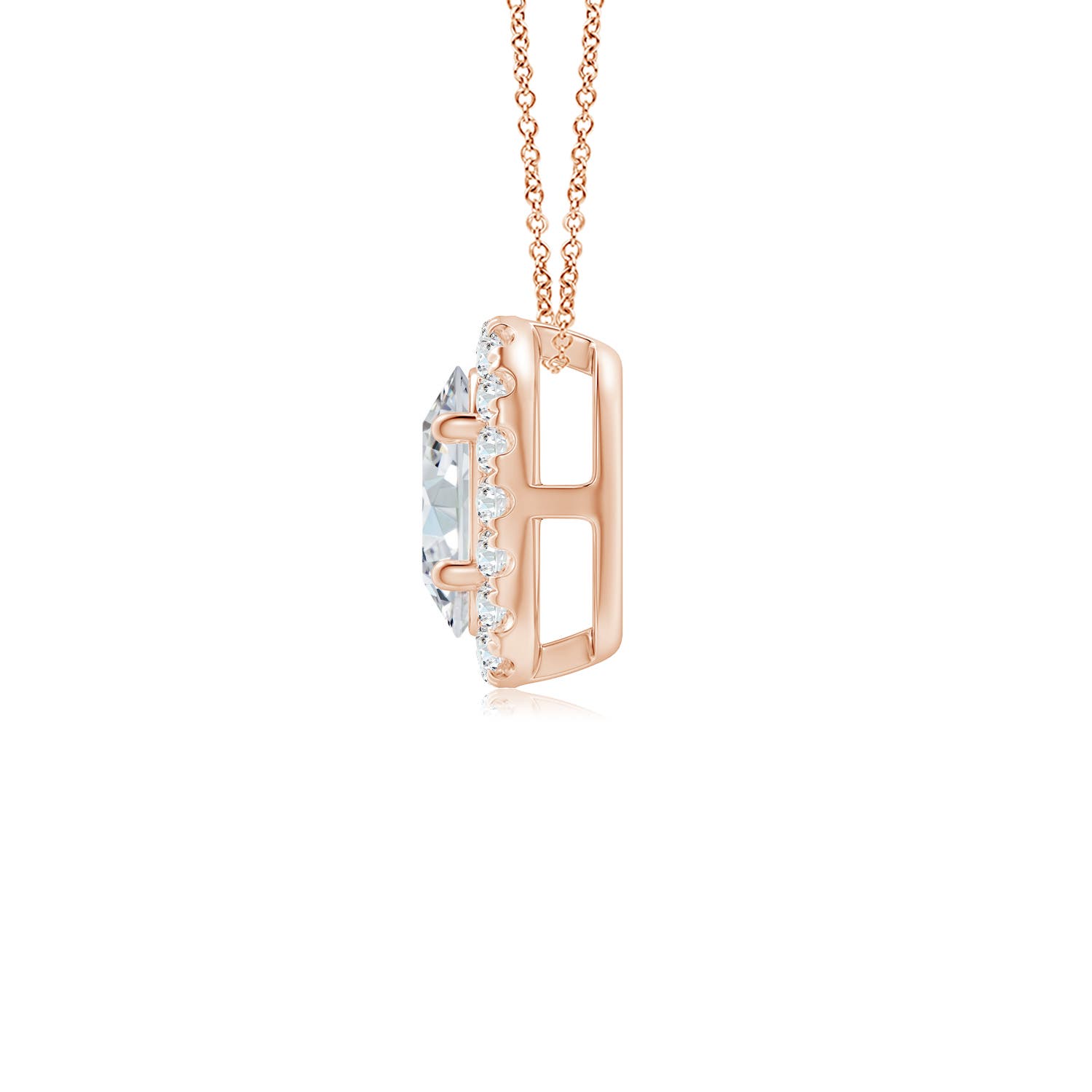 G, VS2 / 0.53 CT / 14 KT Rose Gold