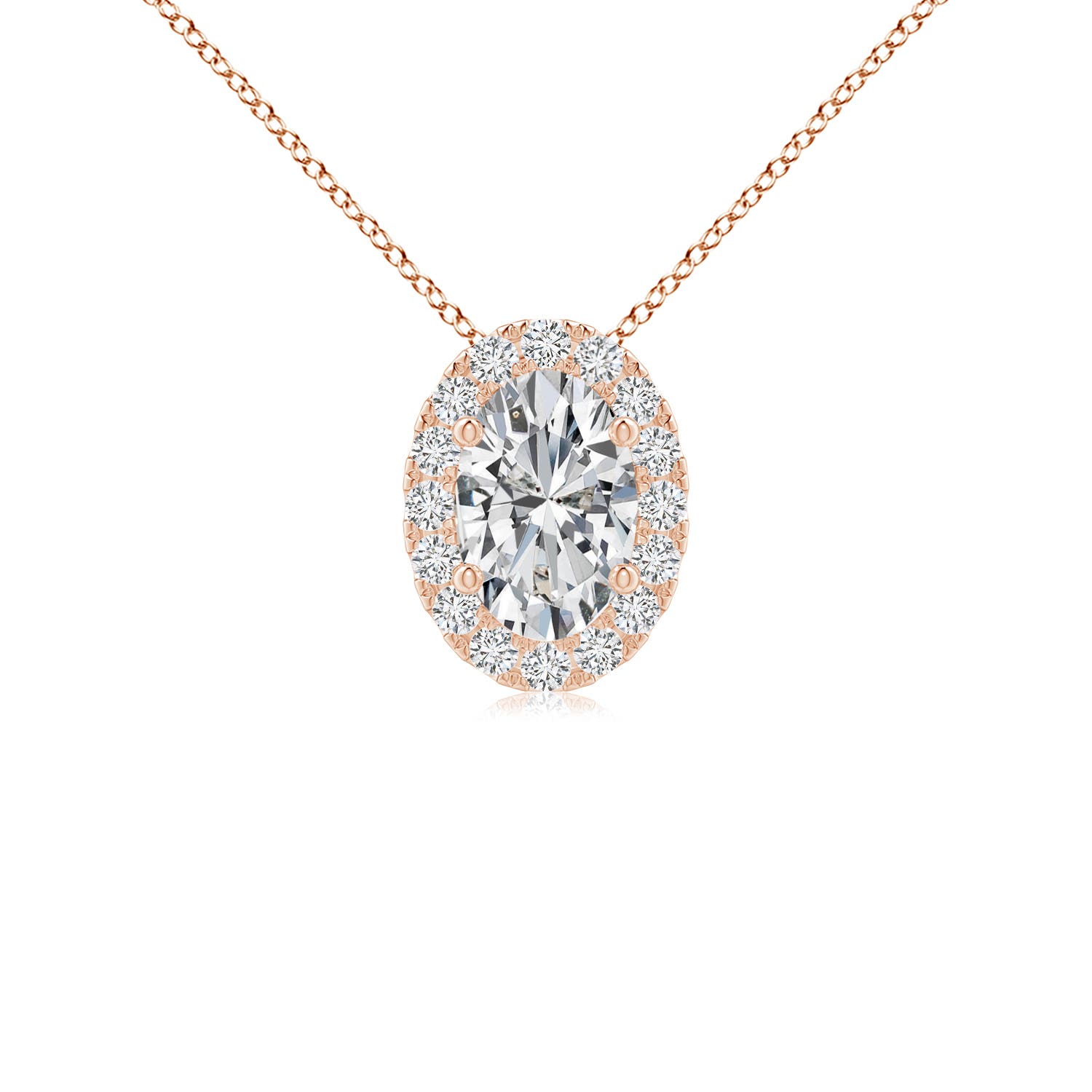 H, SI2 / 0.53 CT / 14 KT Rose Gold