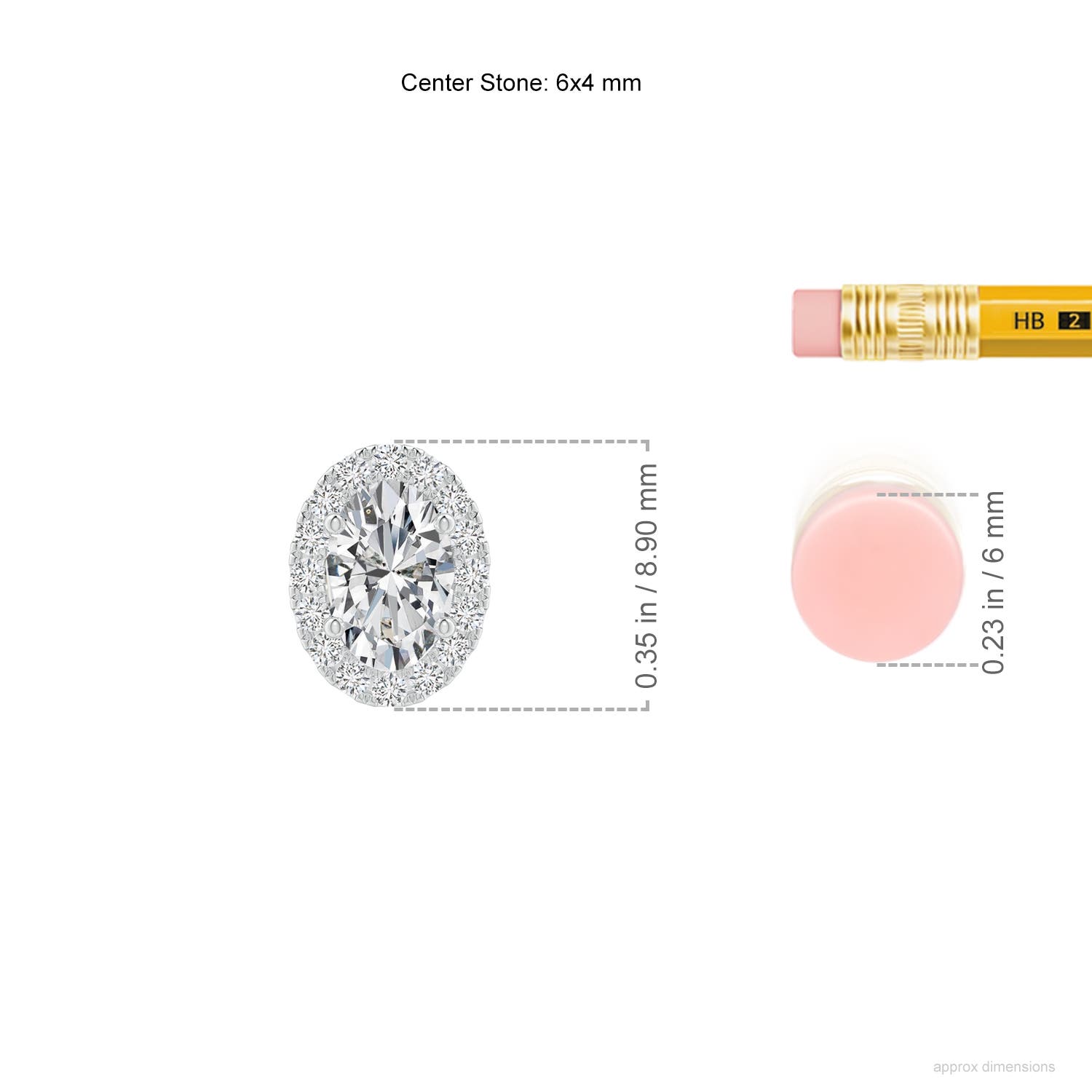 H, SI2 / 0.53 CT / 14 KT White Gold