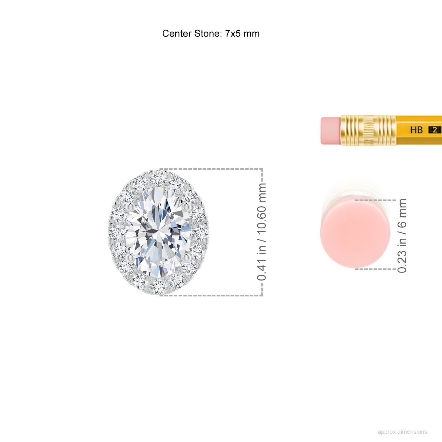 G, VS2 / 0.92 CT / 14 KT White Gold