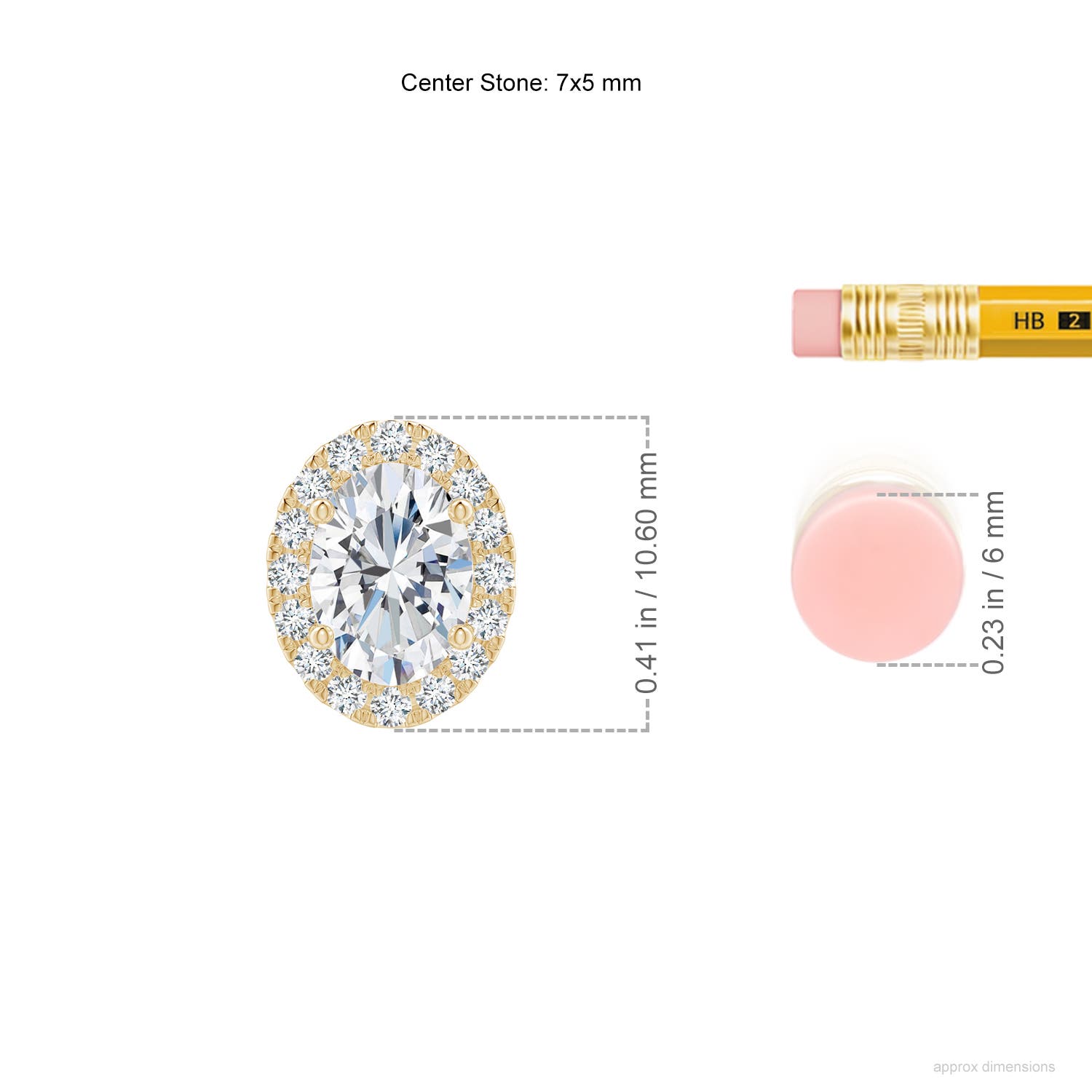 G, VS2 / 0.92 CT / 14 KT Yellow Gold