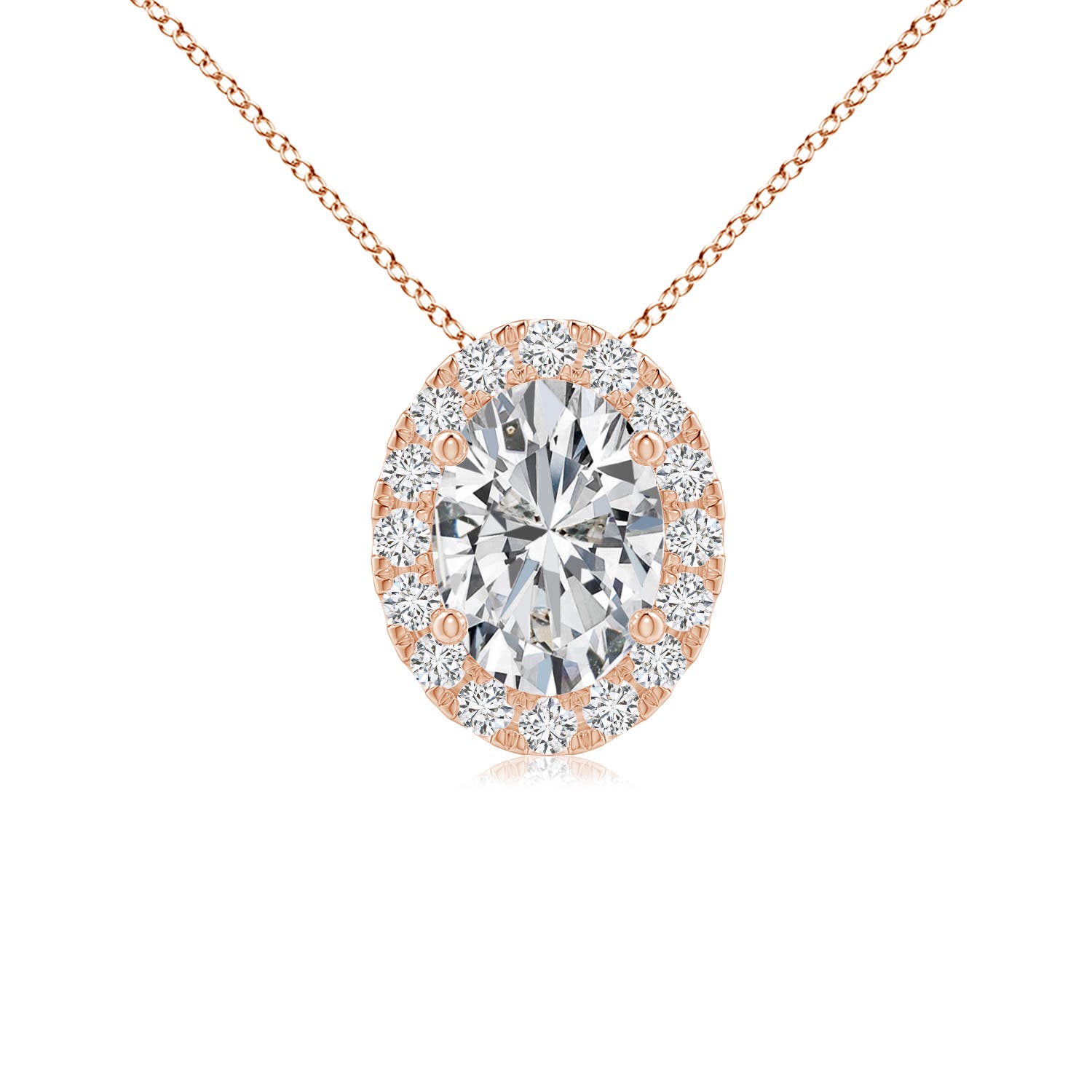 H, SI2 / 0.92 CT / 14 KT Rose Gold