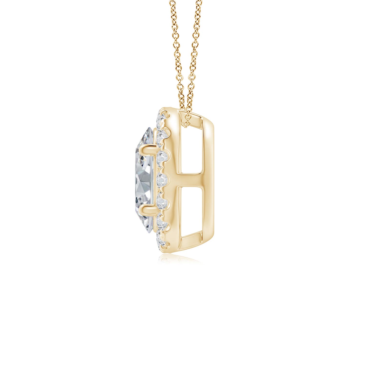 H, SI2 / 0.92 CT / 14 KT Yellow Gold