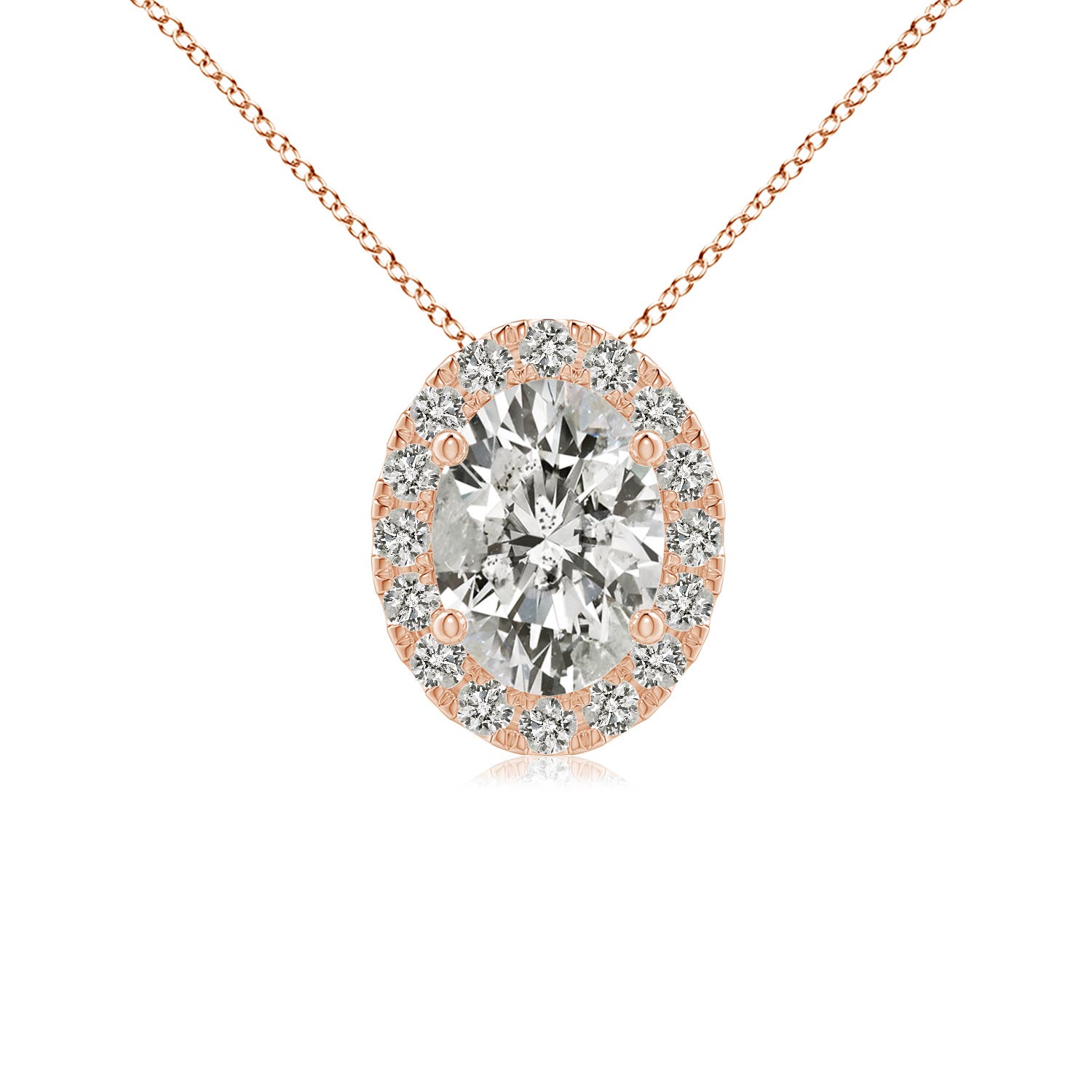 K, I3 / 0.92 CT / 14 KT Rose Gold