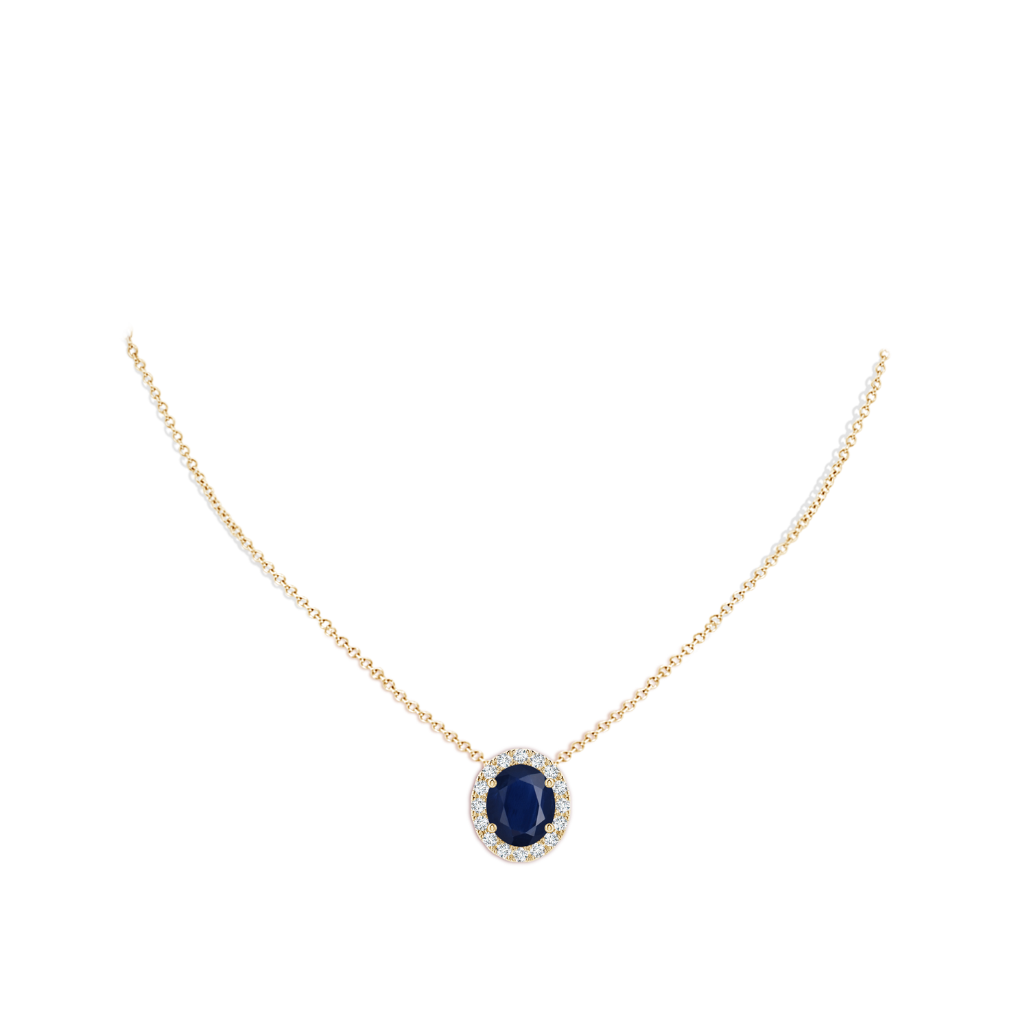 A - Blue Sapphire / 5.68 CT / 18 KT Yellow Gold