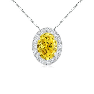 Oval Fancy Intense, VS2 Yellow Diamond